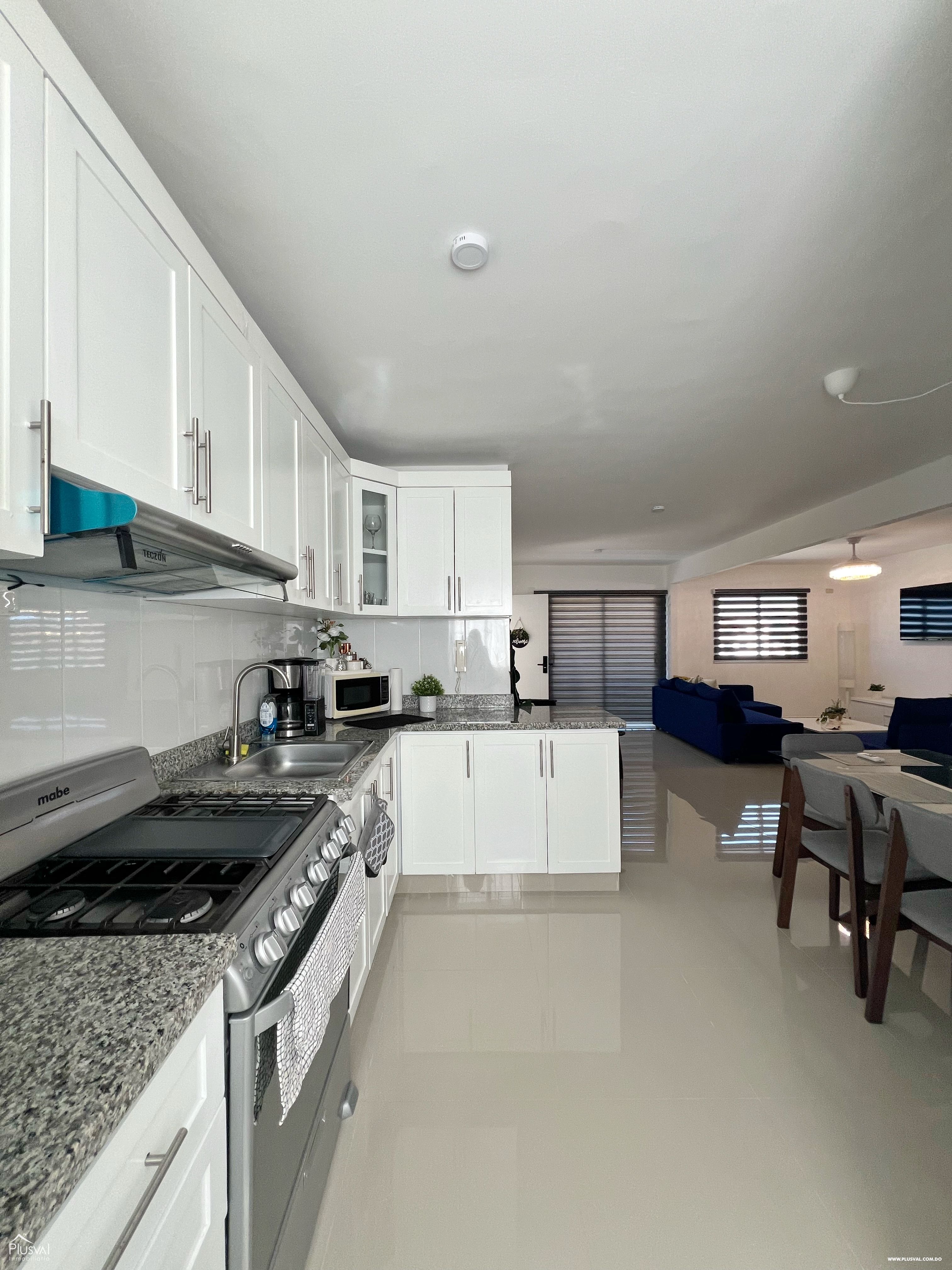 Apartamento amueblado de 2 habitaciones en alquiler en Bávaro 390852
