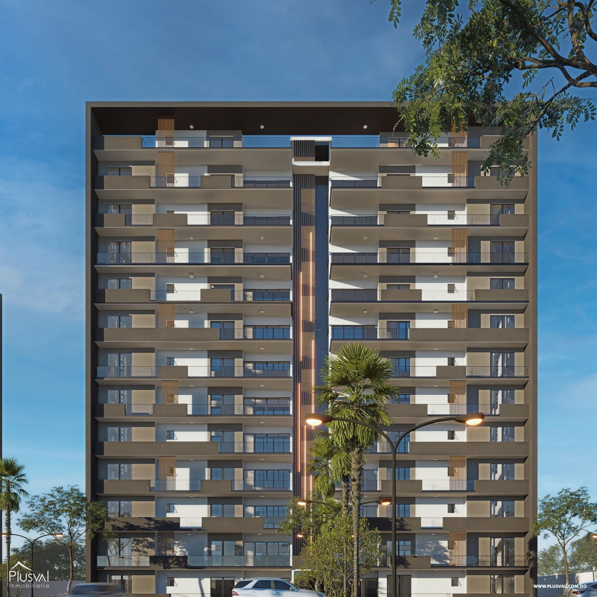 Piso 7 con balcónes en sus habitaciones y sala para permitirte disfrutar de las mejores vistas De Santiago 454389