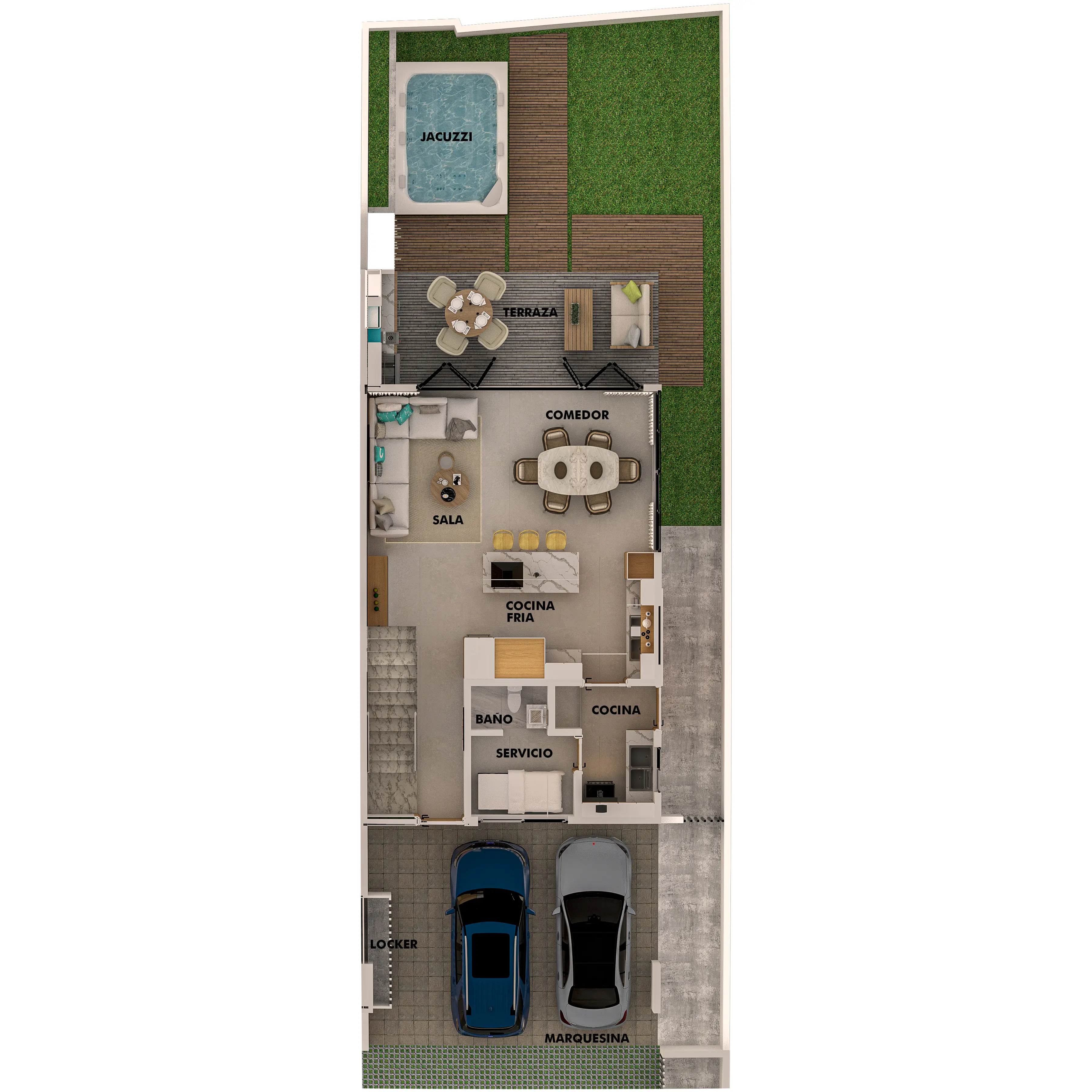 Proyecto Exclusivo de 7 Casas con Patio en Cuesta Brava 501360