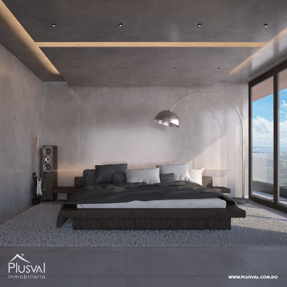 Espectacular apartamento de 3 habitaciones con balcón panorámico y 3 parqueos en Anacaona 360040