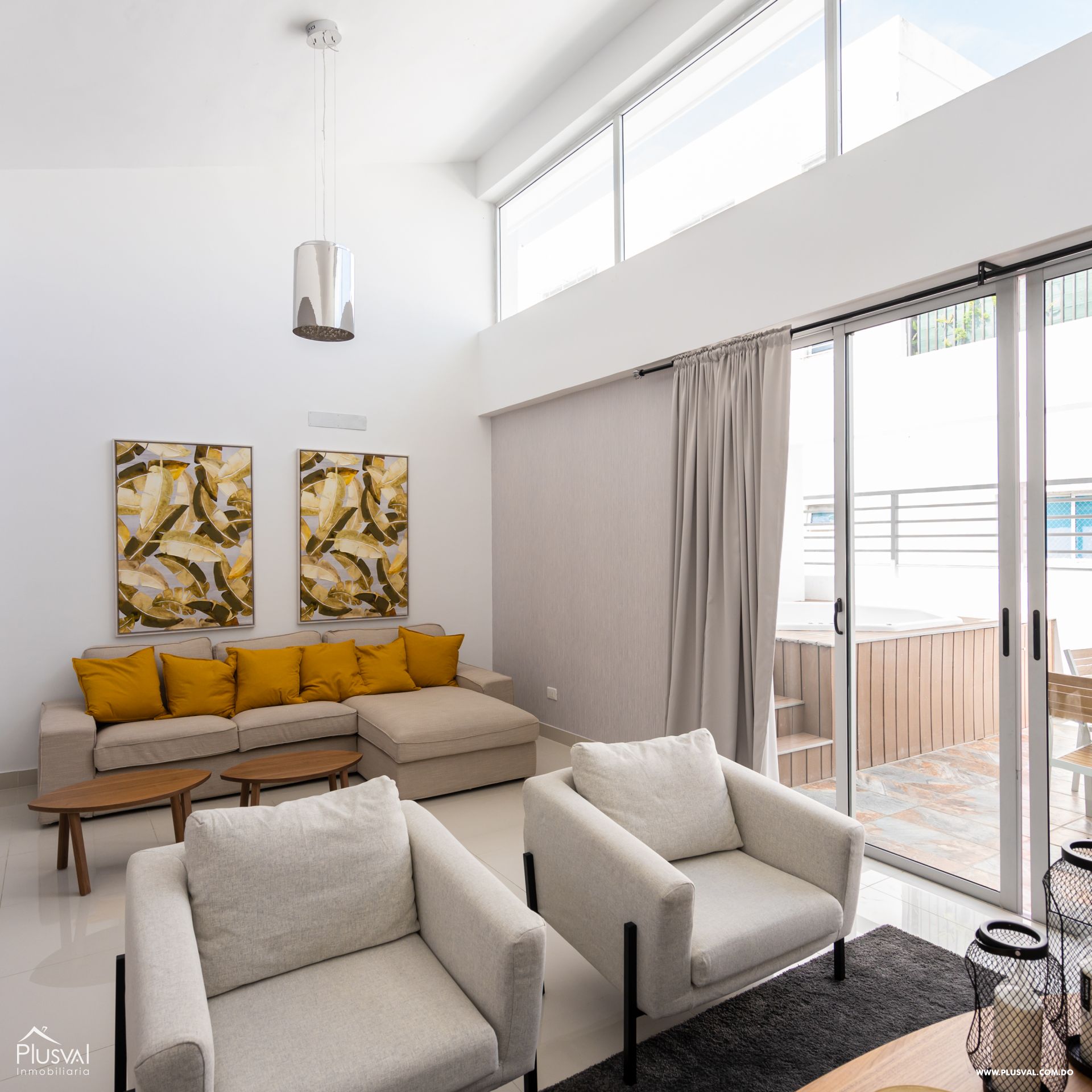 Apartamento en Alquiler Evaristo Morales con Línea Blanca 209407