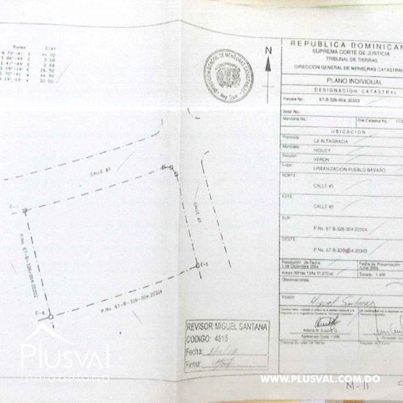 SOLAR EN VENTA EN BAVARO 283464