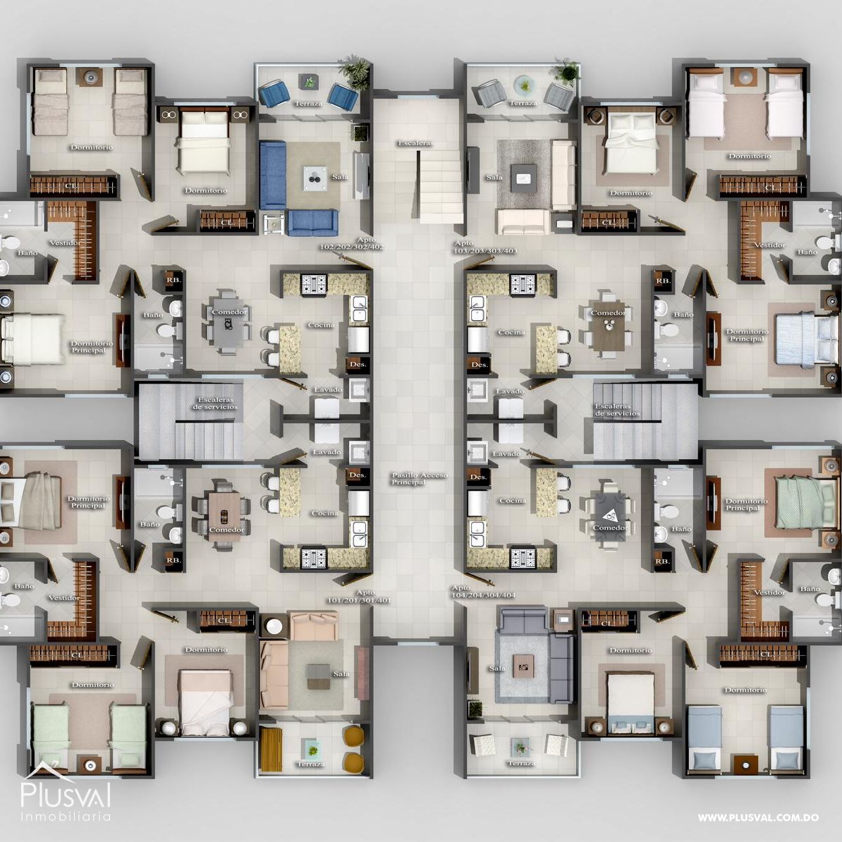 Apartamento en la autopista San Isidro 509465