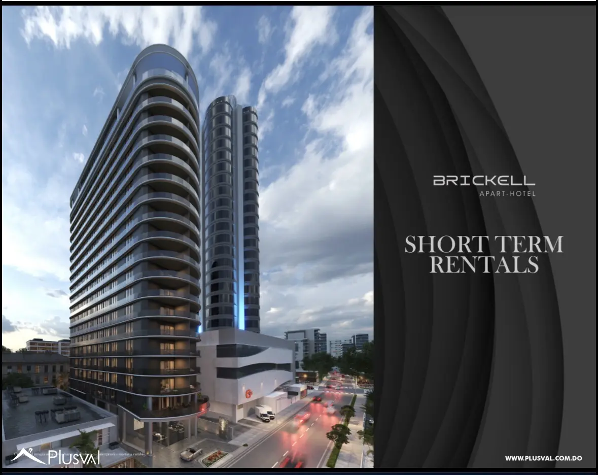 Venta de apartamento de 1 habitación en torre de lujo de Naco 516271