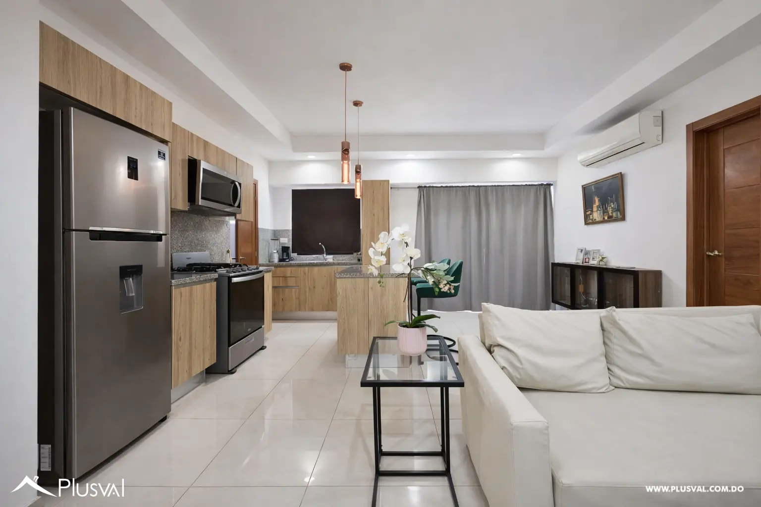 Apartamento Amueblado de 1 Habitación en Evaristo Morales – Airbnb Friendly 507409