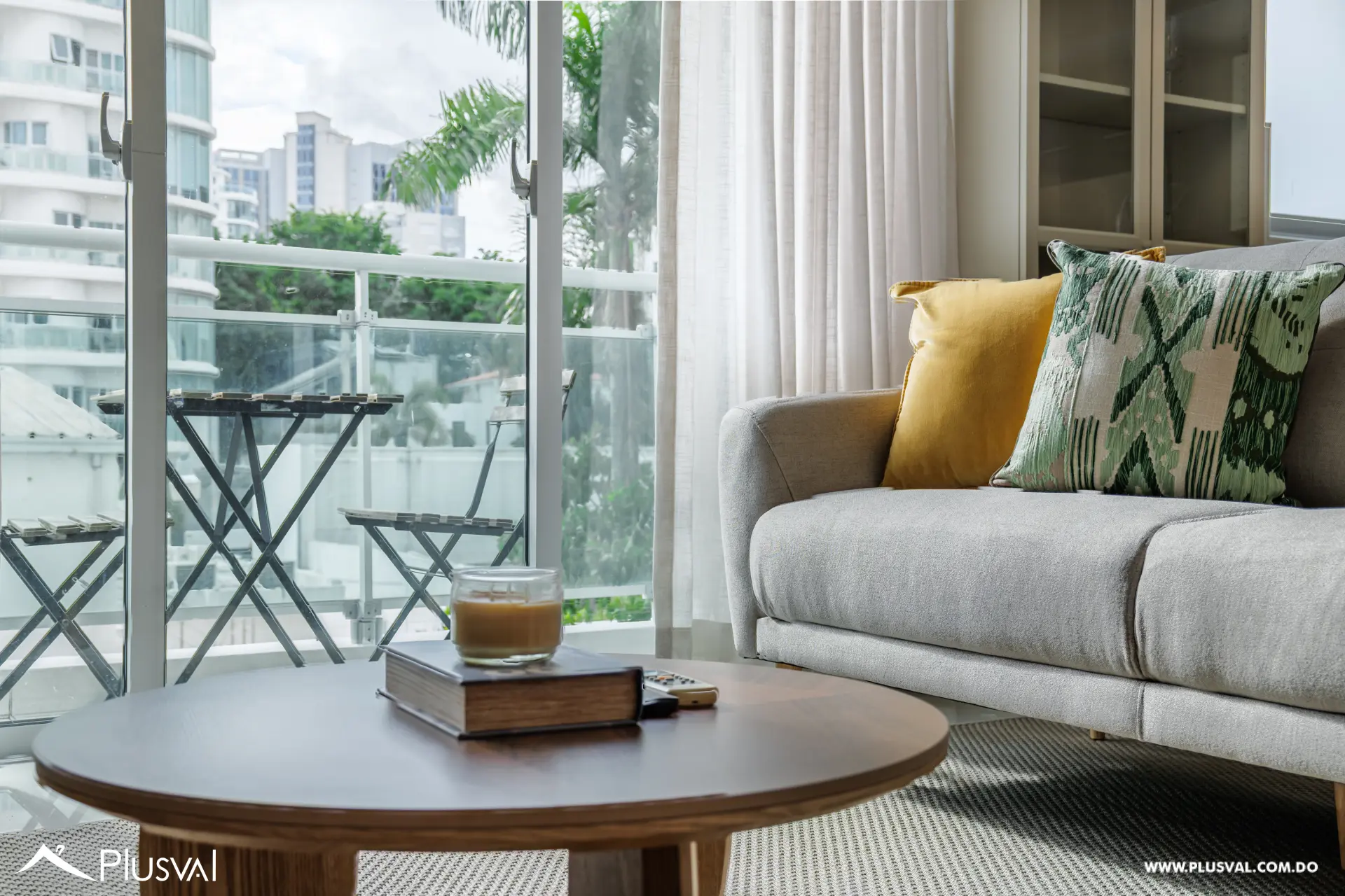 Apartamento de 1 habitación amueblado full en Piantini 517404