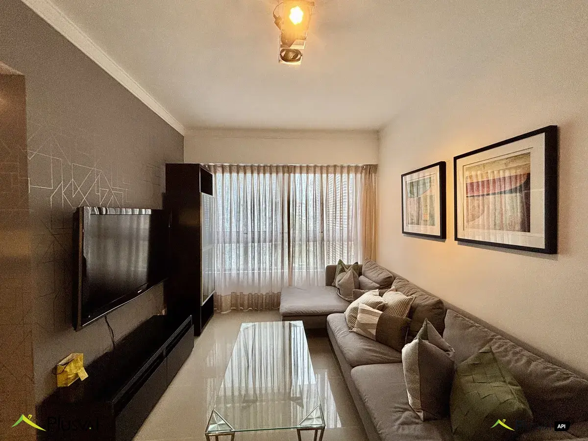 Apartamento en alquiler amueblado en el sector de Naco con 1 hab y 1 parqueo. 445874