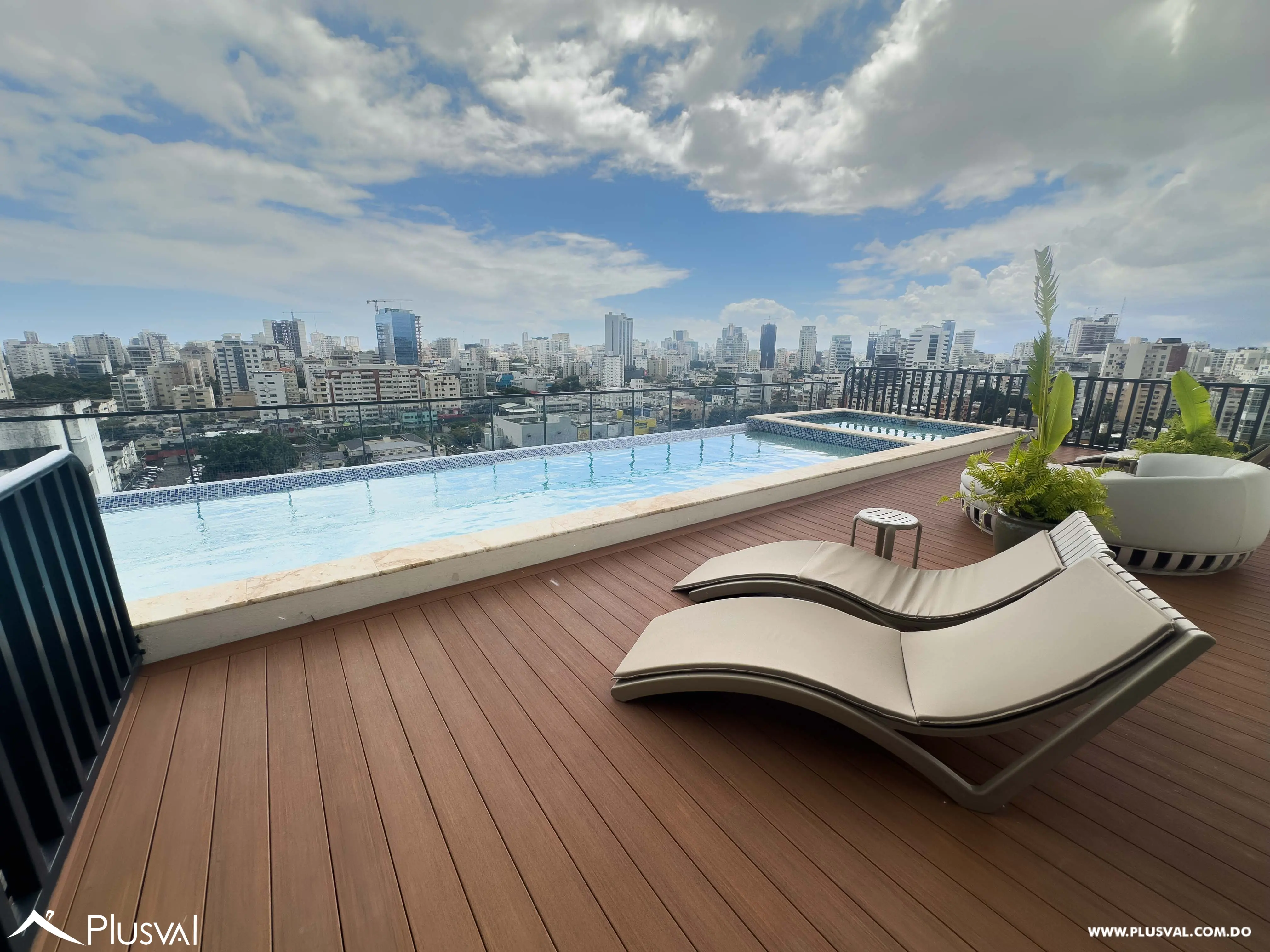 Apartamento en alquiler de 1 hab en Naco con linea blanca. 492641