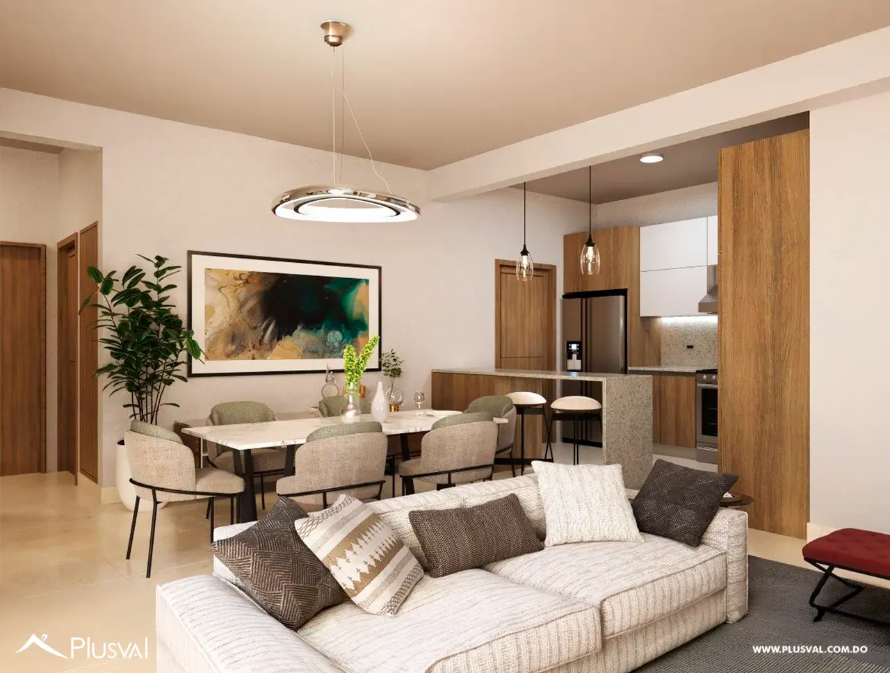 Apartamento en venta de 3 habitaciones en Llanos de Gurabo 509650