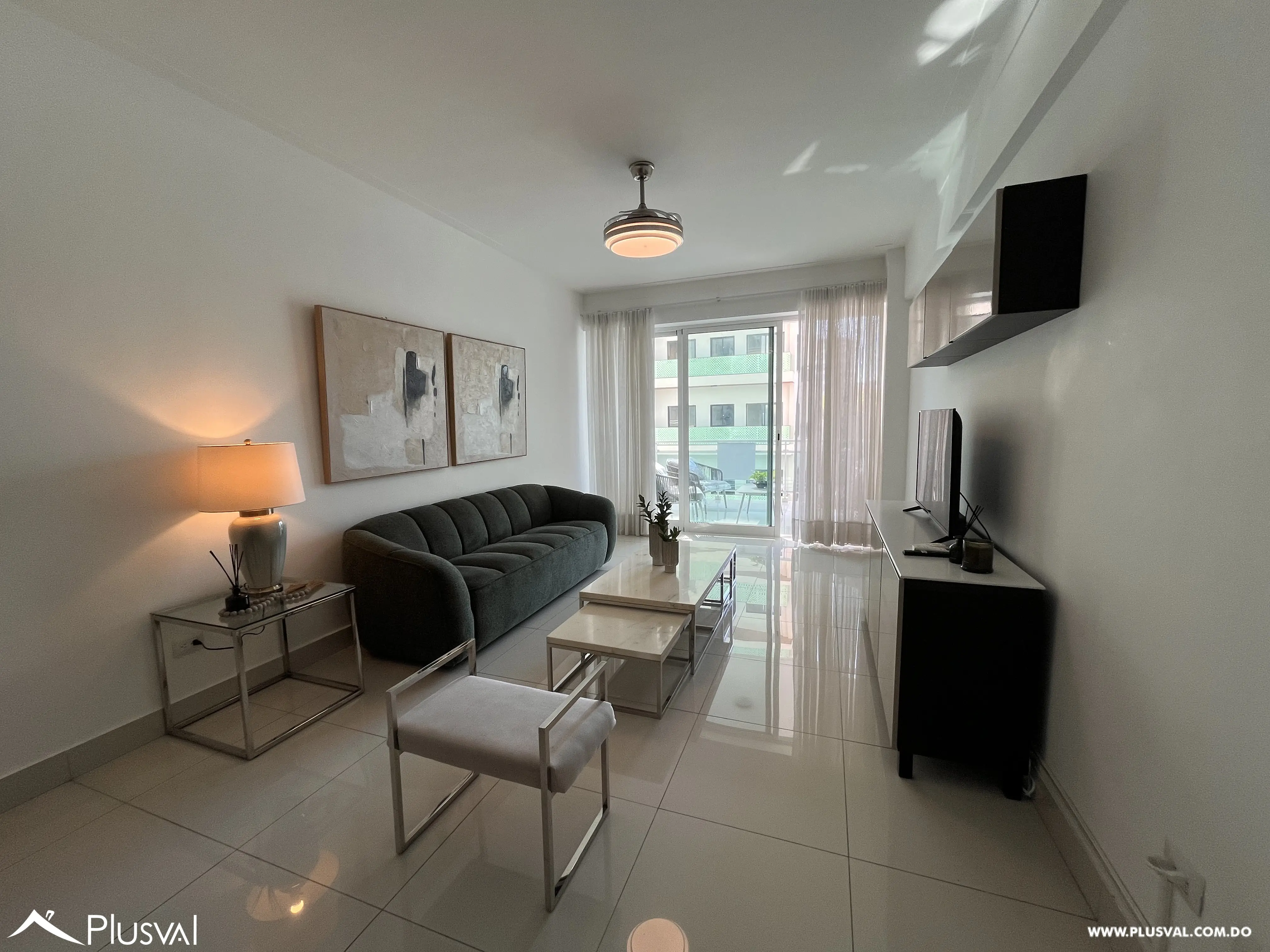 Apartamento en alquiler amueblado en Evaristo Morales 490256