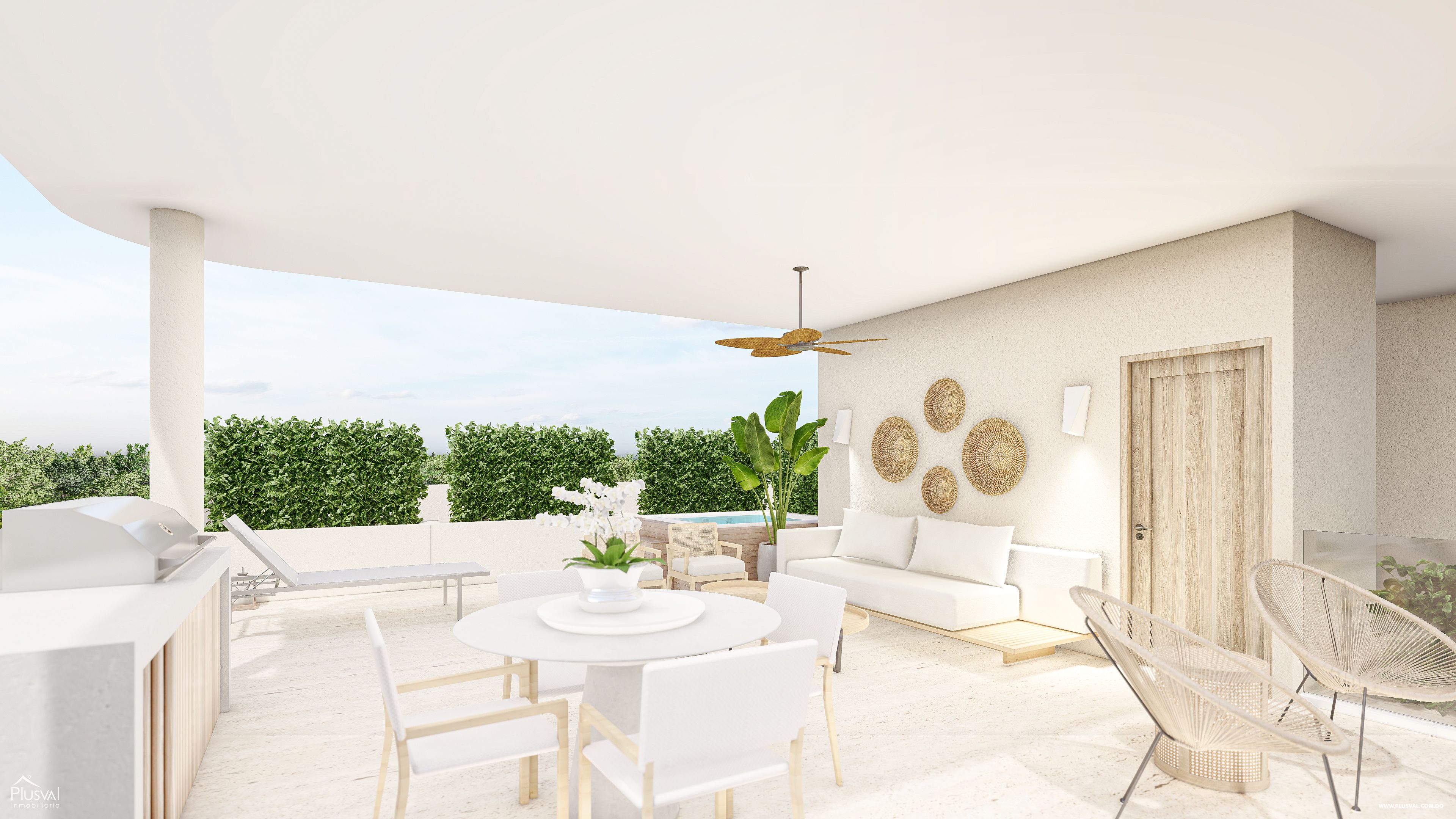 Proyecto Único en Vista Cana  - 2HB. Tipo penthouse con terraza privada y jacuzzy incluido 470286