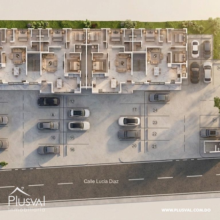 Apartamentos en Plano en Gurabo, Santiago 493397