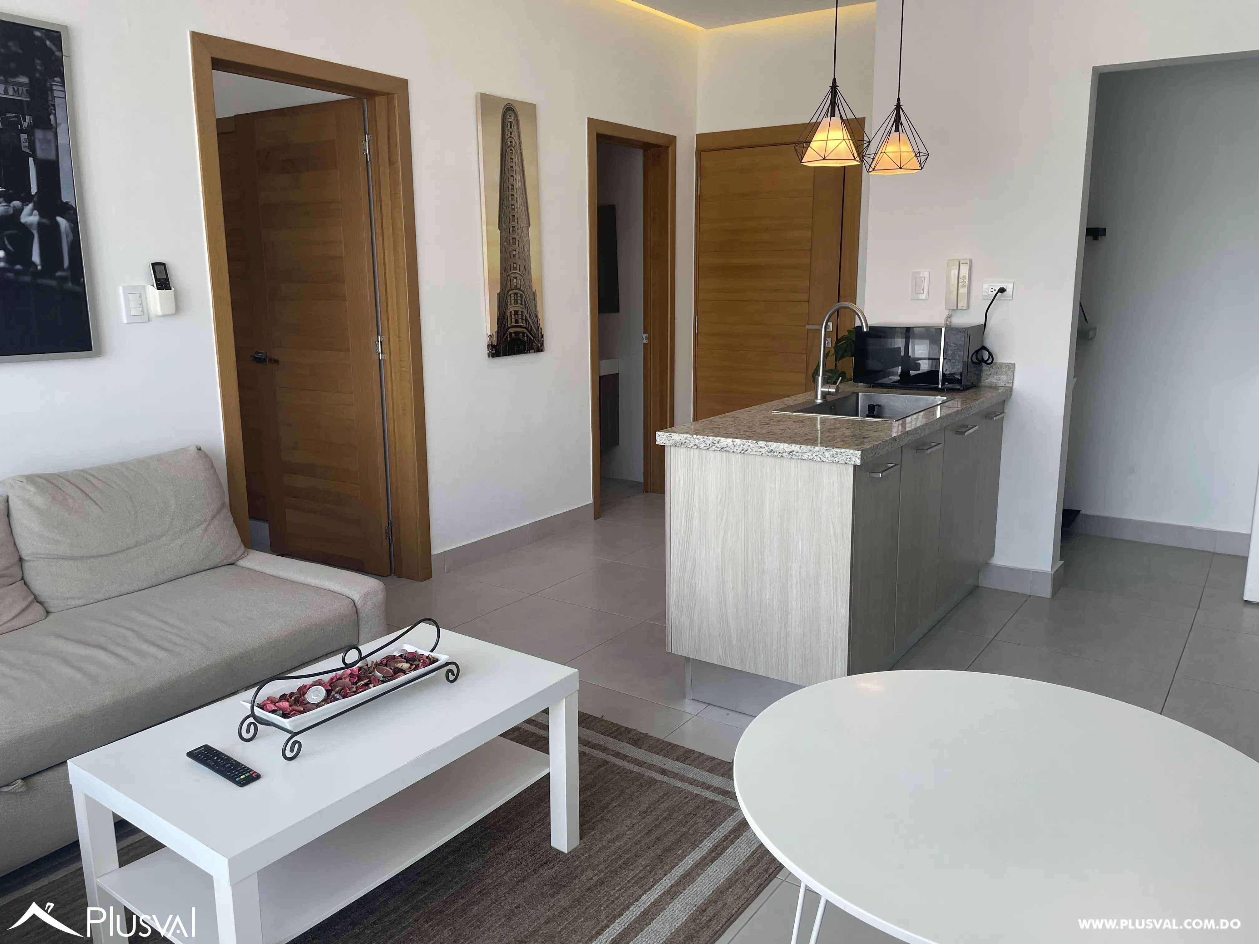 Apartamento Amueblado Moderno de 1 Hab. Centrico. en NACO 501977