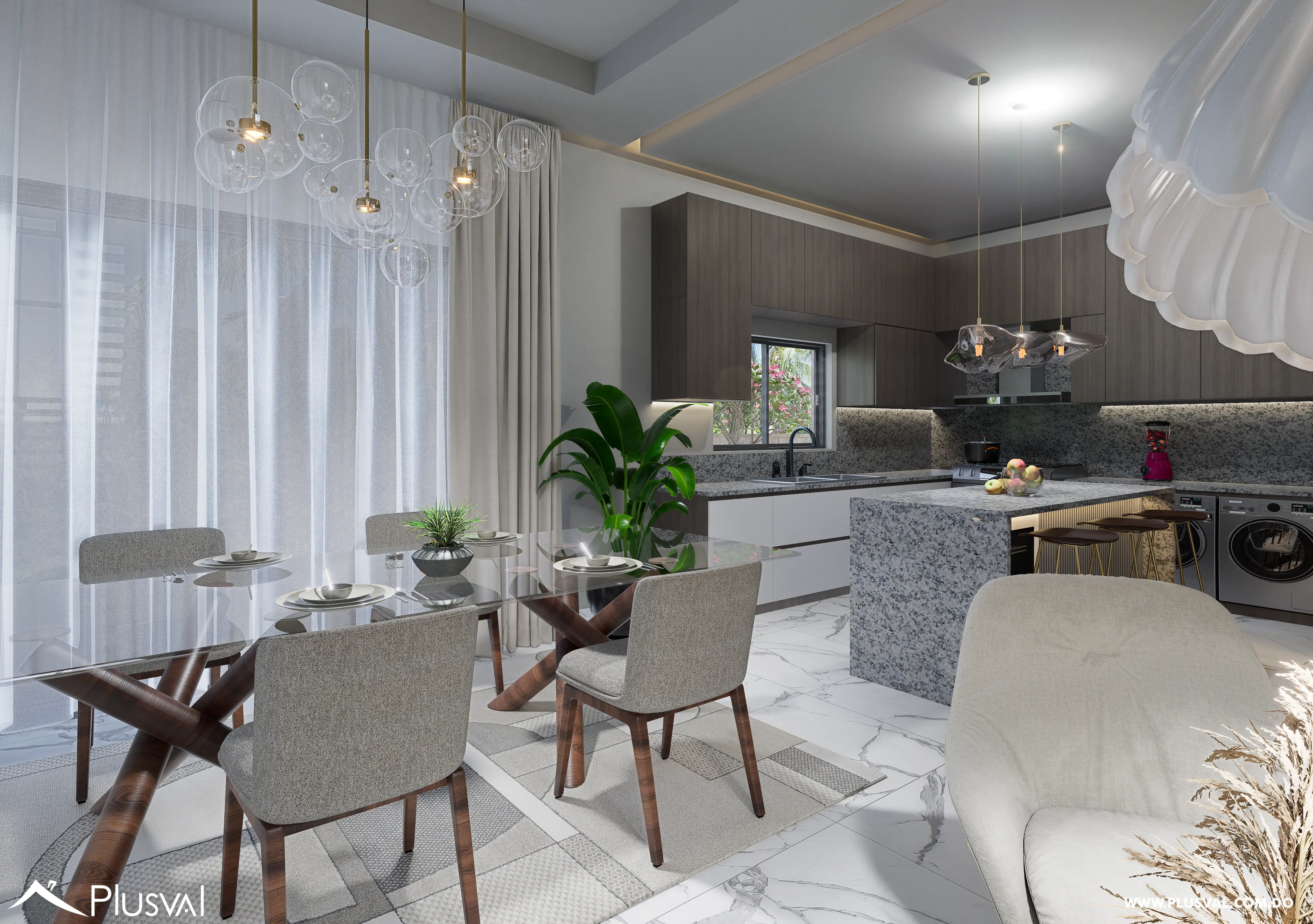 Townhouses de 3 habitaciones en venta en Bávaro – Punta Cana 463438