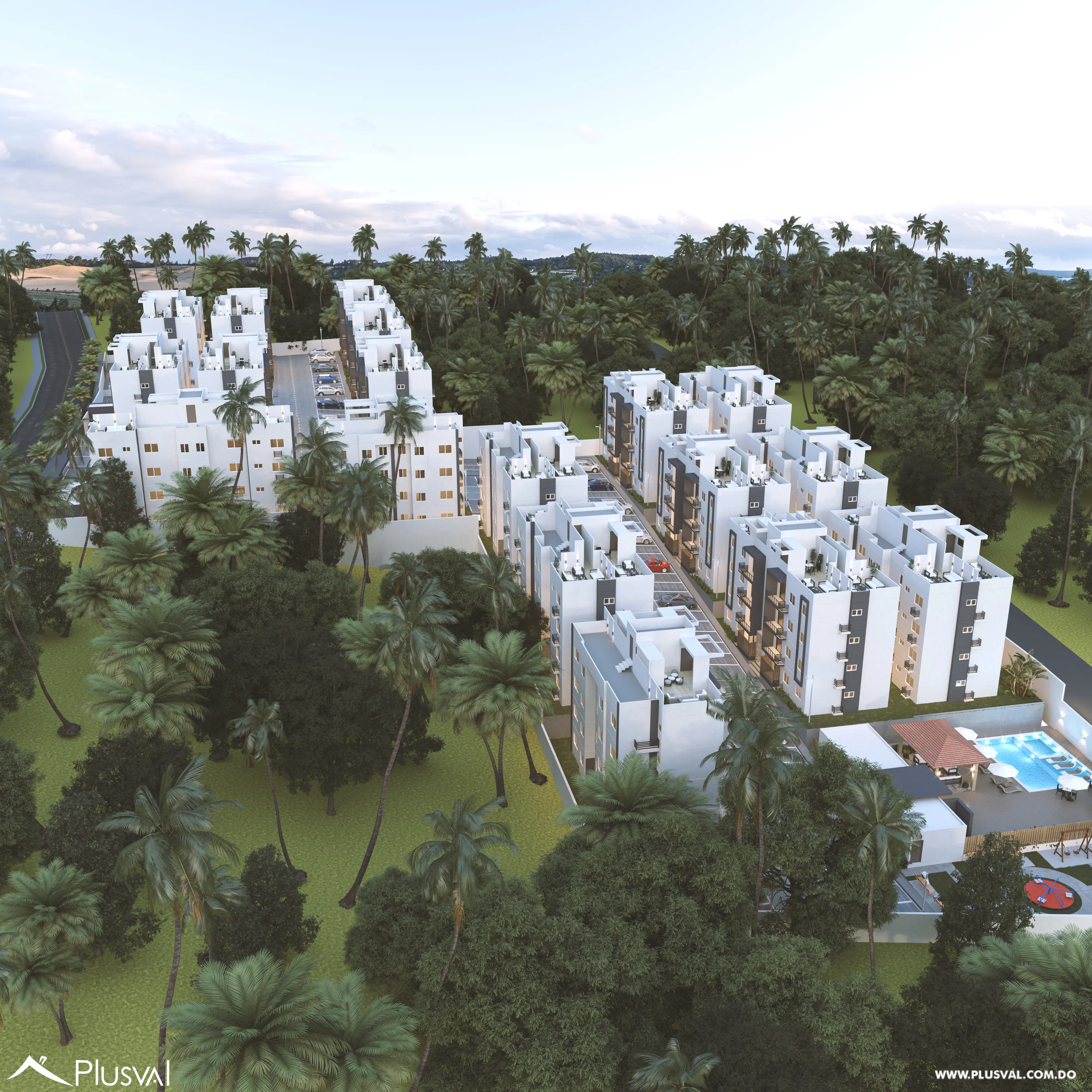 Apartamentos Modernos con Terraza y Patio en Santo Domingo Oeste 478971