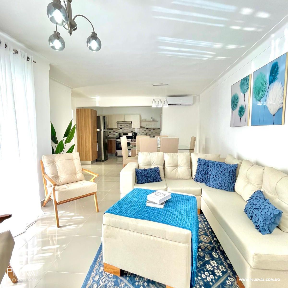 Apartamento en Alquiler Amueblado en Residencial Cerrado 399208