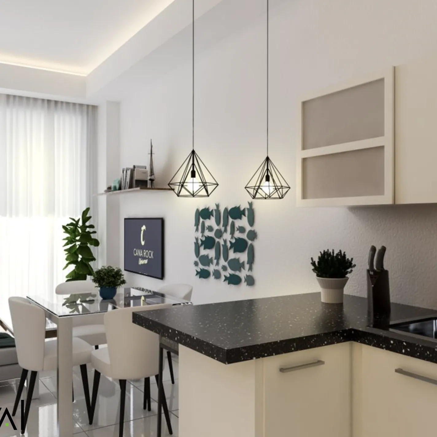 Penthouse en venta de 1 habitación 436763