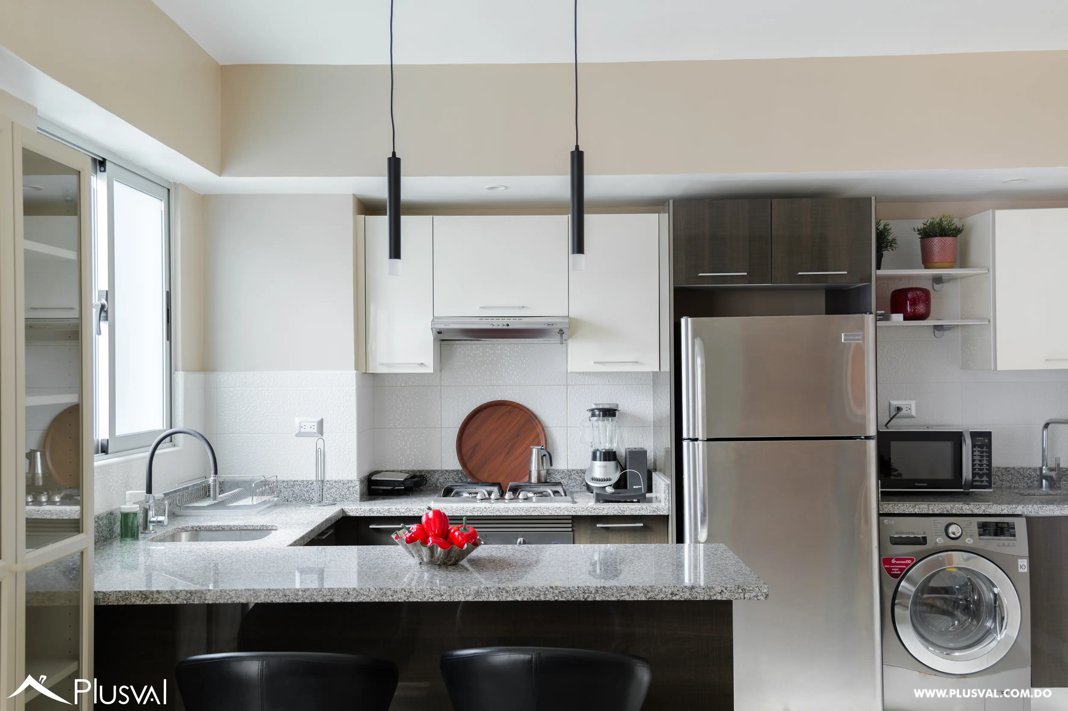 Apartamento de 1 habitación amueblado full en Piantini 517407