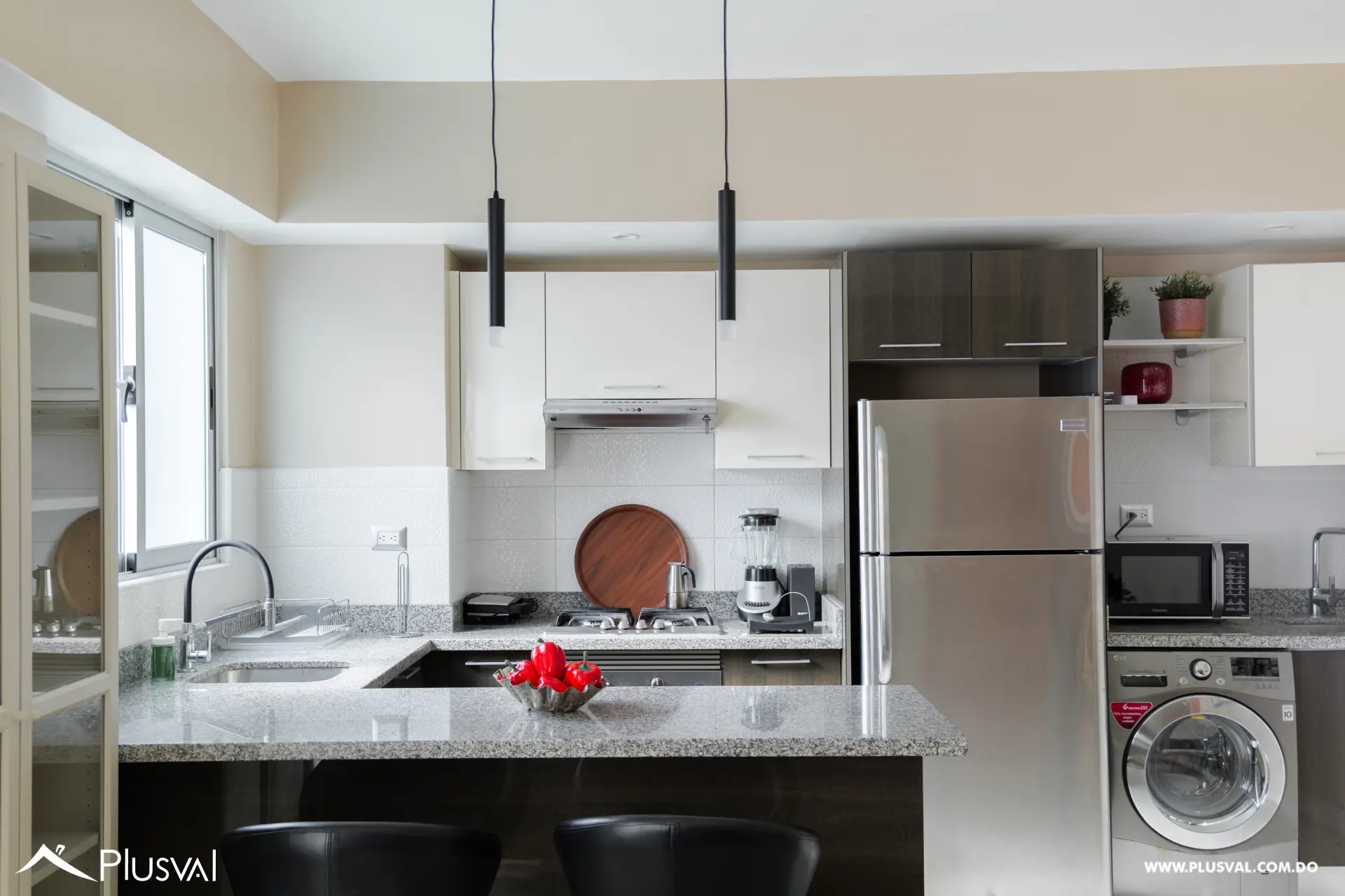 Apartamento de 1 habitación amueblado full en Piantini 517407