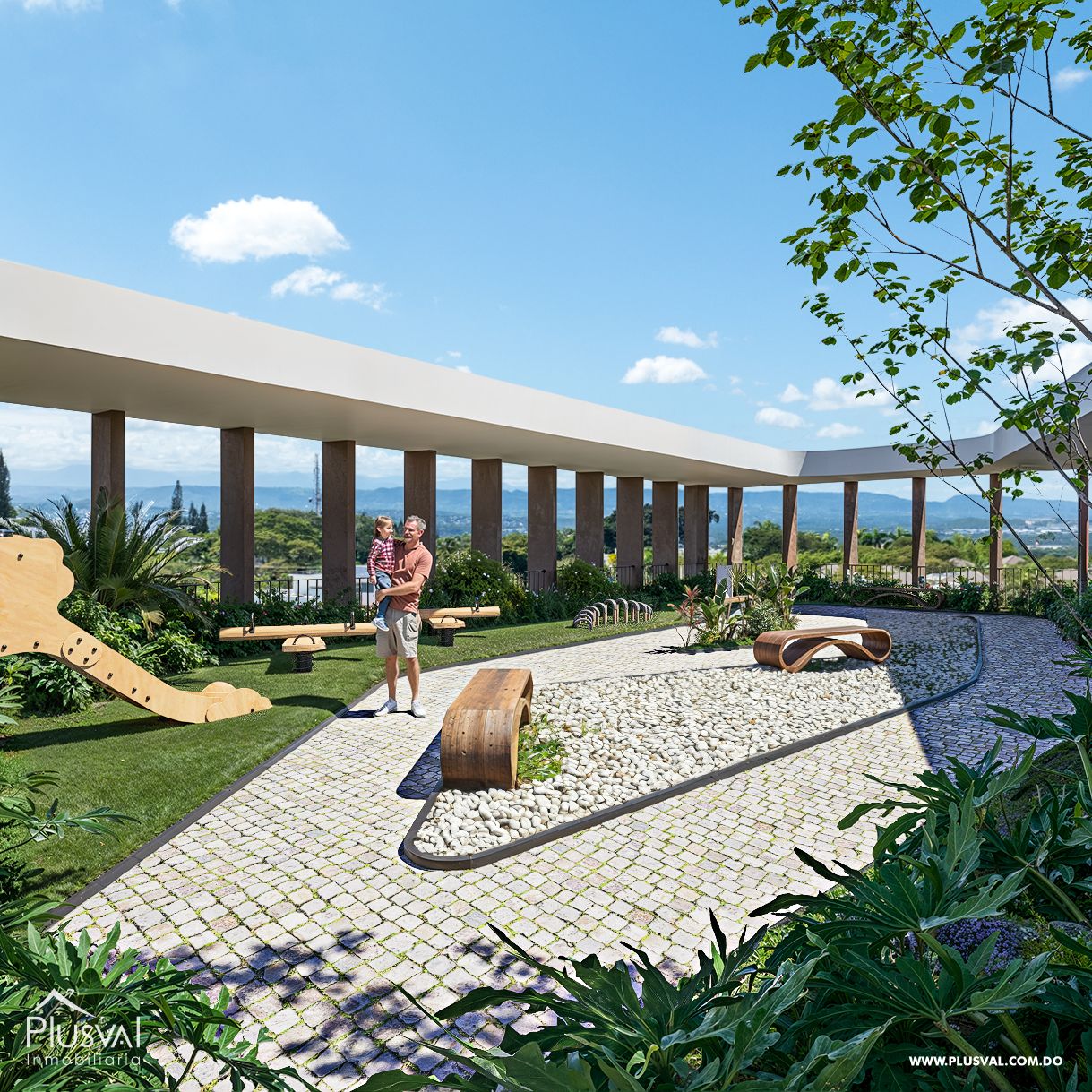 Moderna torre residencial en sector exclusivo en Santiago. 430997