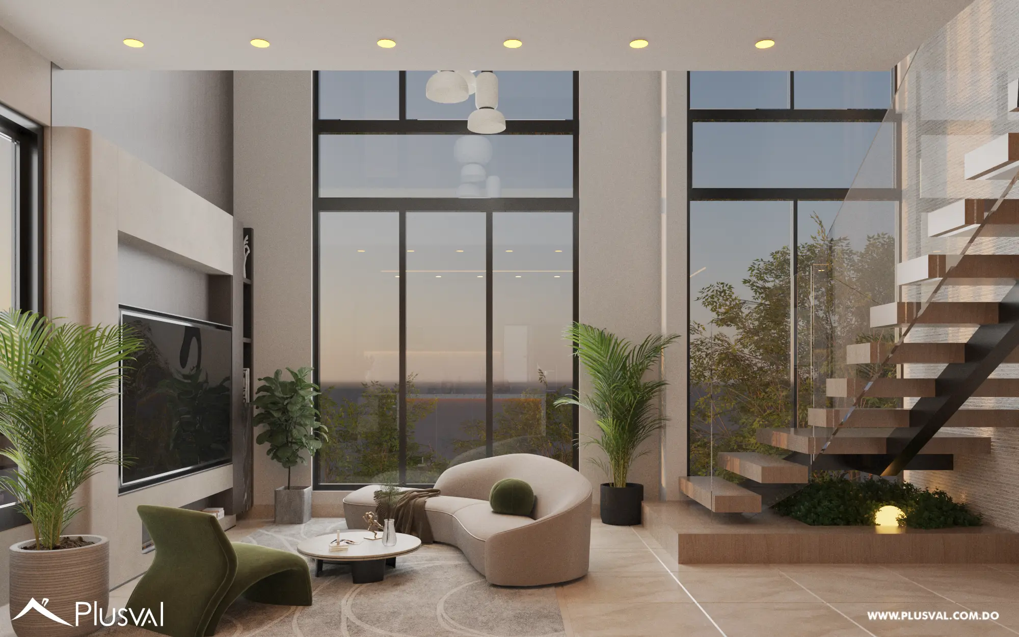 Apartamentos Tipo Loft de 2 Niveles en Venta en Santiago 485203