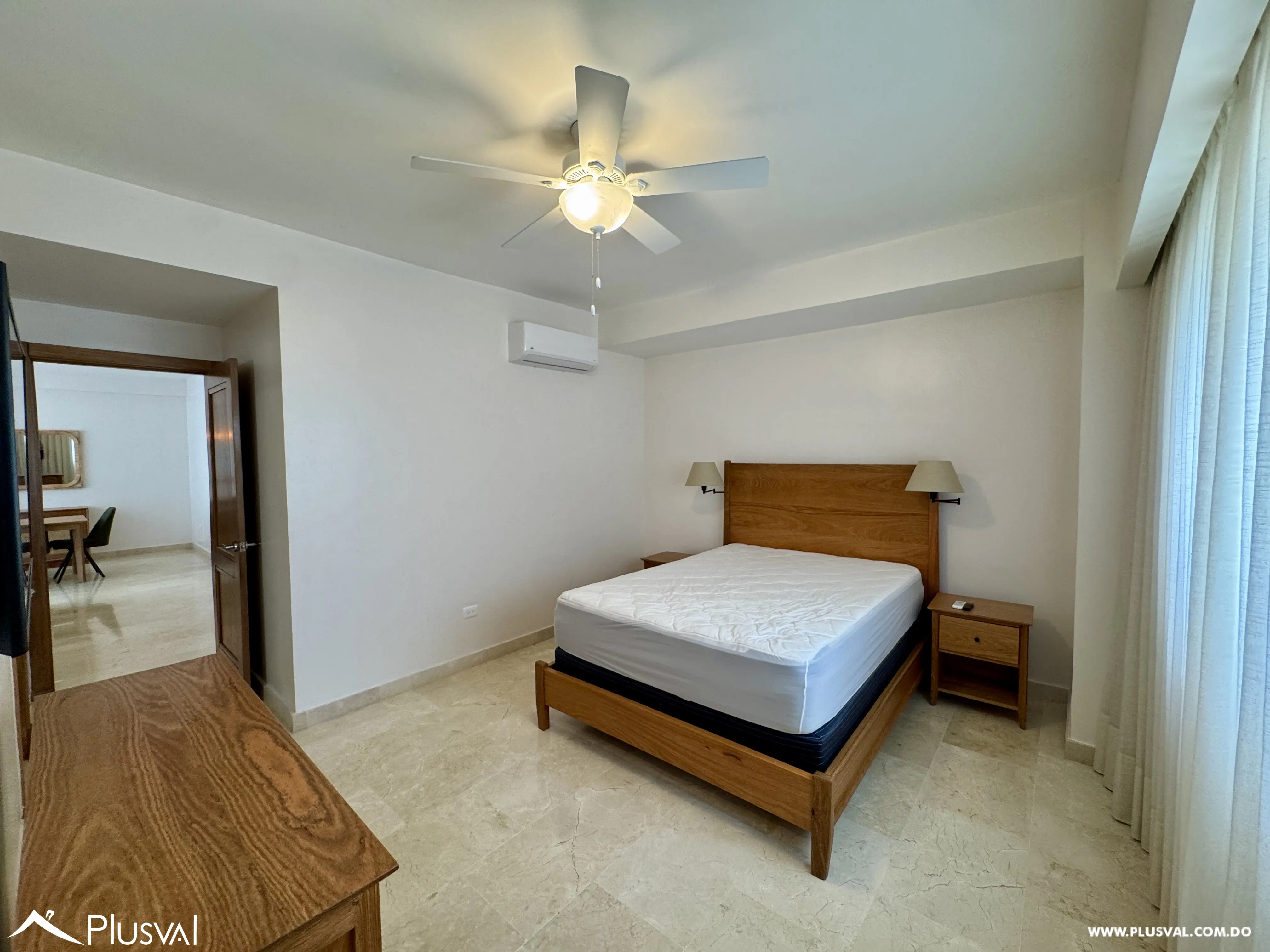 Apartamento de lujo amueblado en alquiler en Naco – 1 habitación y 2 parqueos 523667