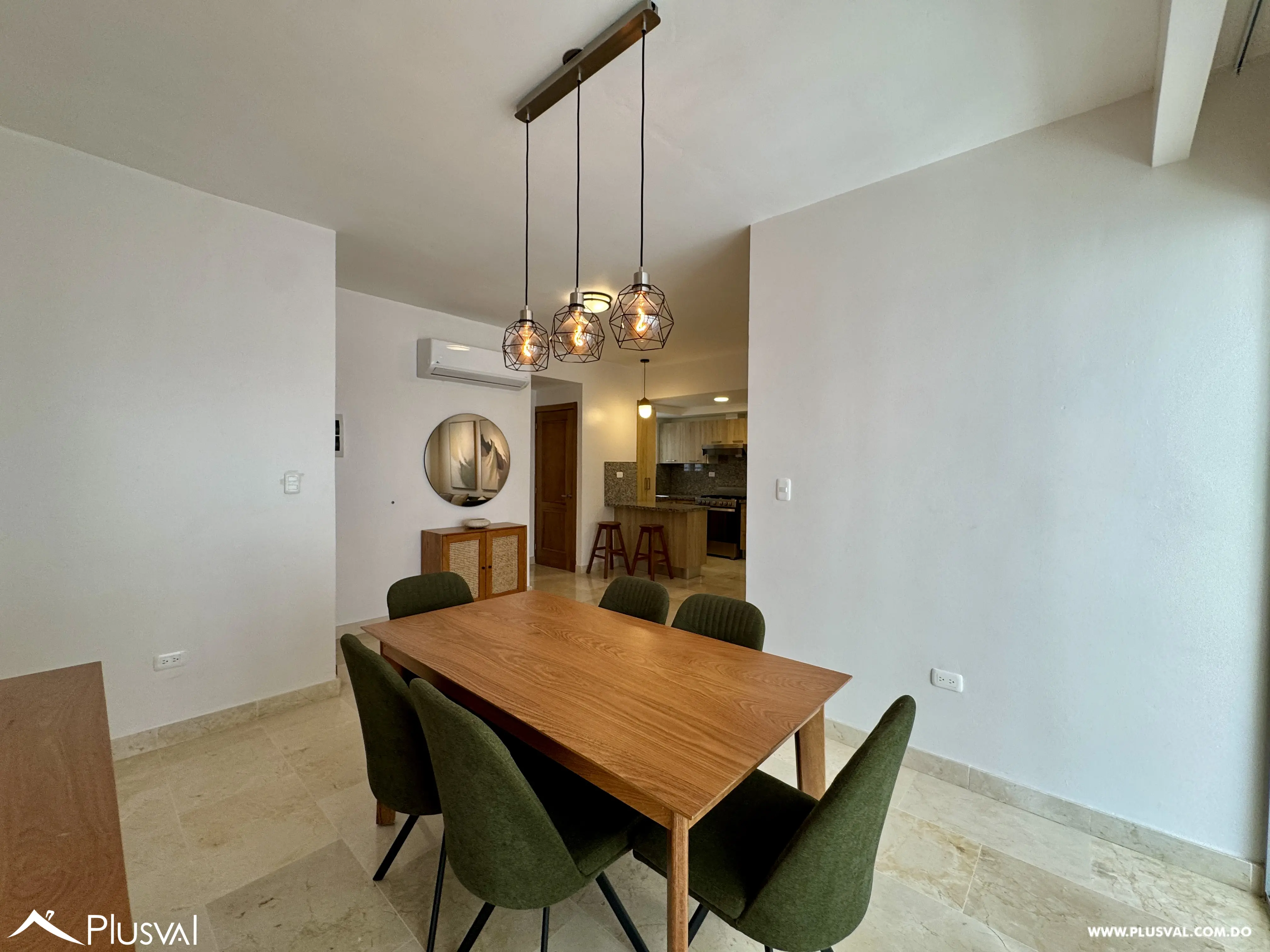 Apartamento de lujo amueblado en alquiler en Naco – 1 habitación y 2 parqueos 523660