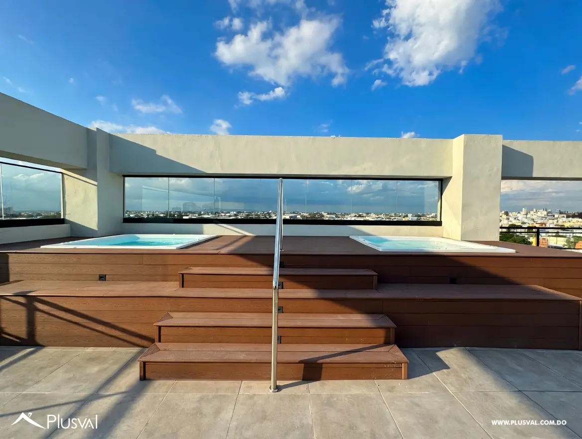 Moderno apartamento de 1 habitación con vista de revista 493348