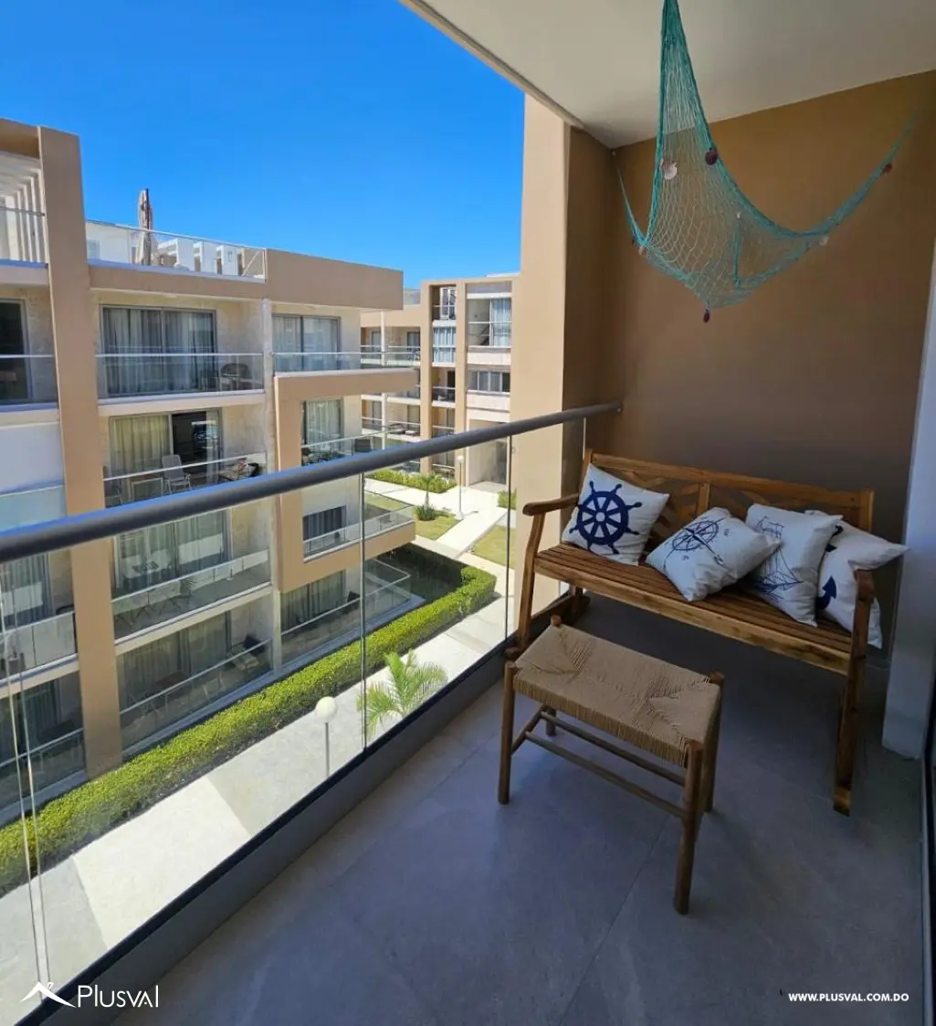 Apartamento 2H- Amueblado en Playa Nueva Romana - Lujo frente al mar 481679