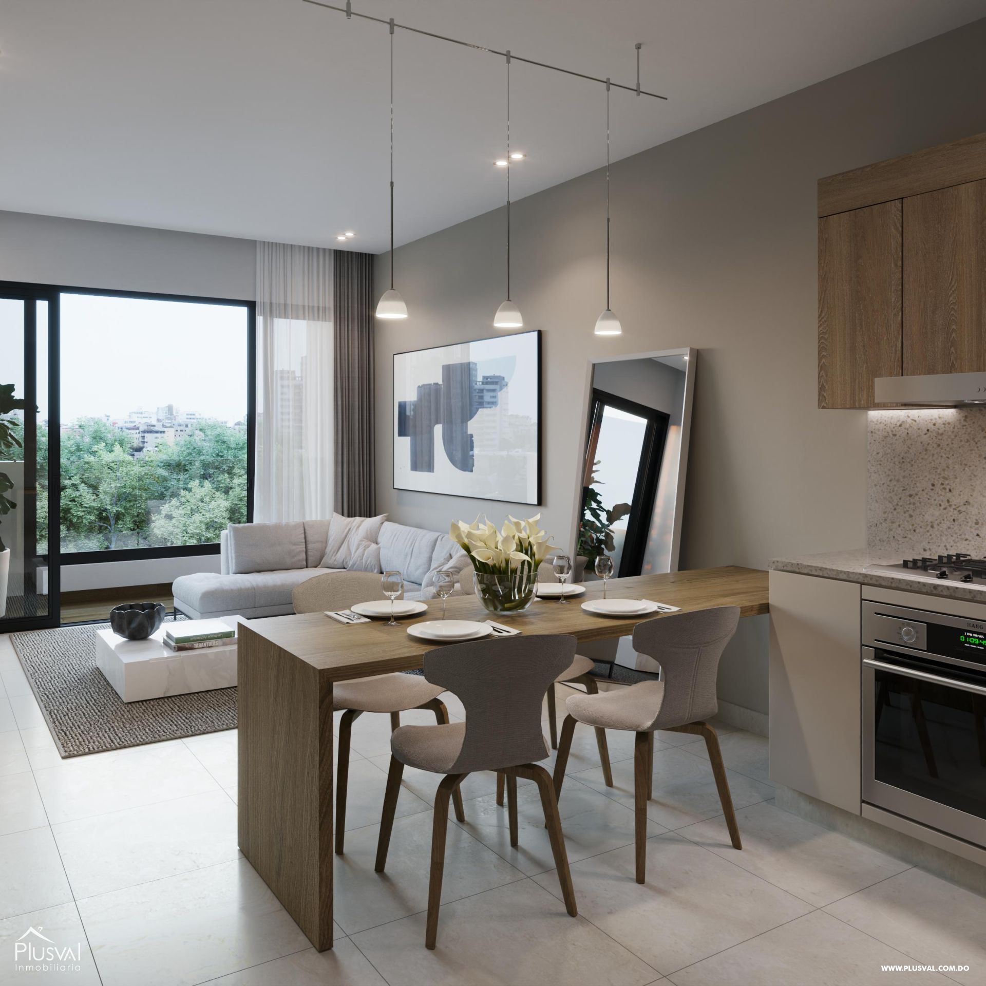 Apartamento en venta de1 habitación en Prado Oriental 404123