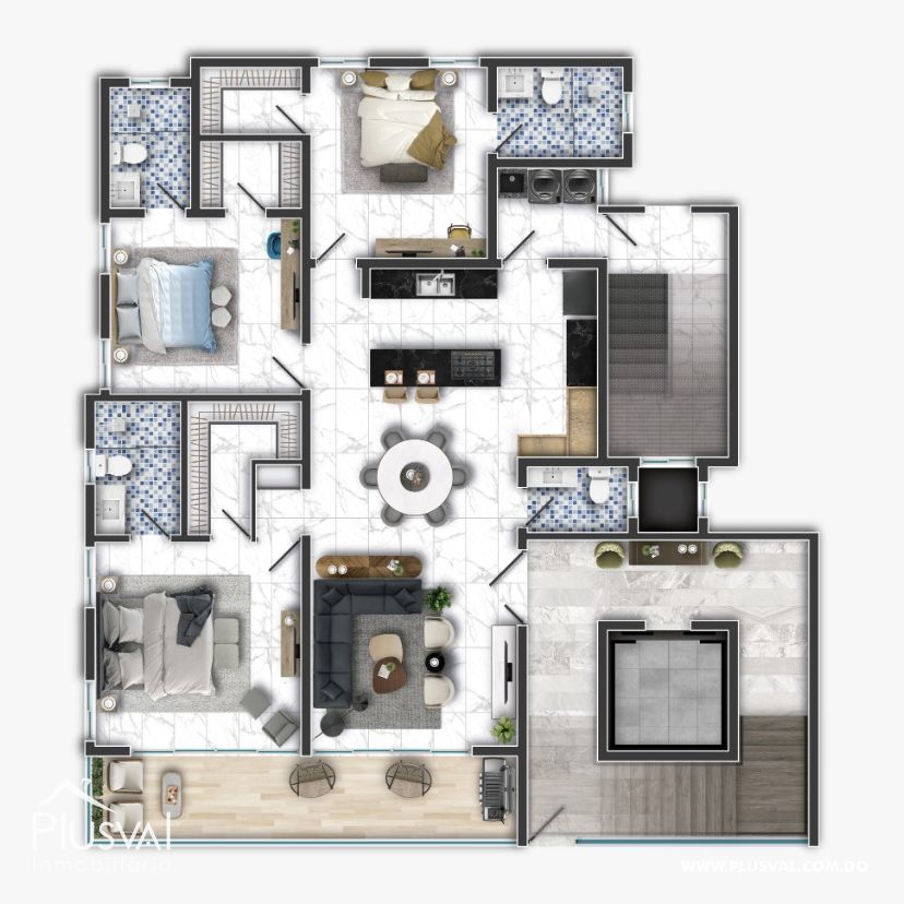 Exclusivo proyecto residencial en venta en la urbanización Thomén 206149