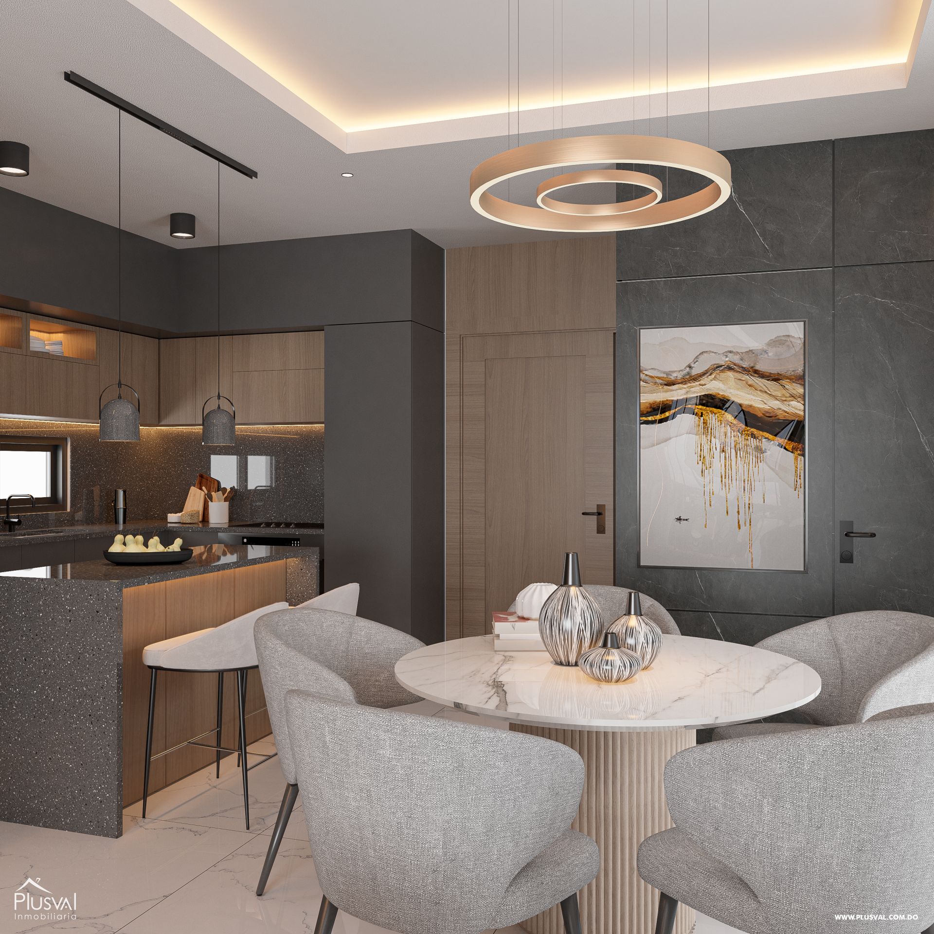 LIVING GOLDEN Amplio apartamentos en construcción con vistas panorámicas de 360 grados de la ciudad y sus alrededores. 336893