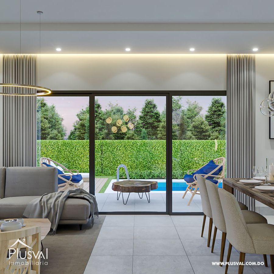 Casas de dos niveles en Punta Cana 216634