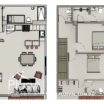 Amplio apartamento de 2 habitación en Arroyo Hondo Viejo 419337