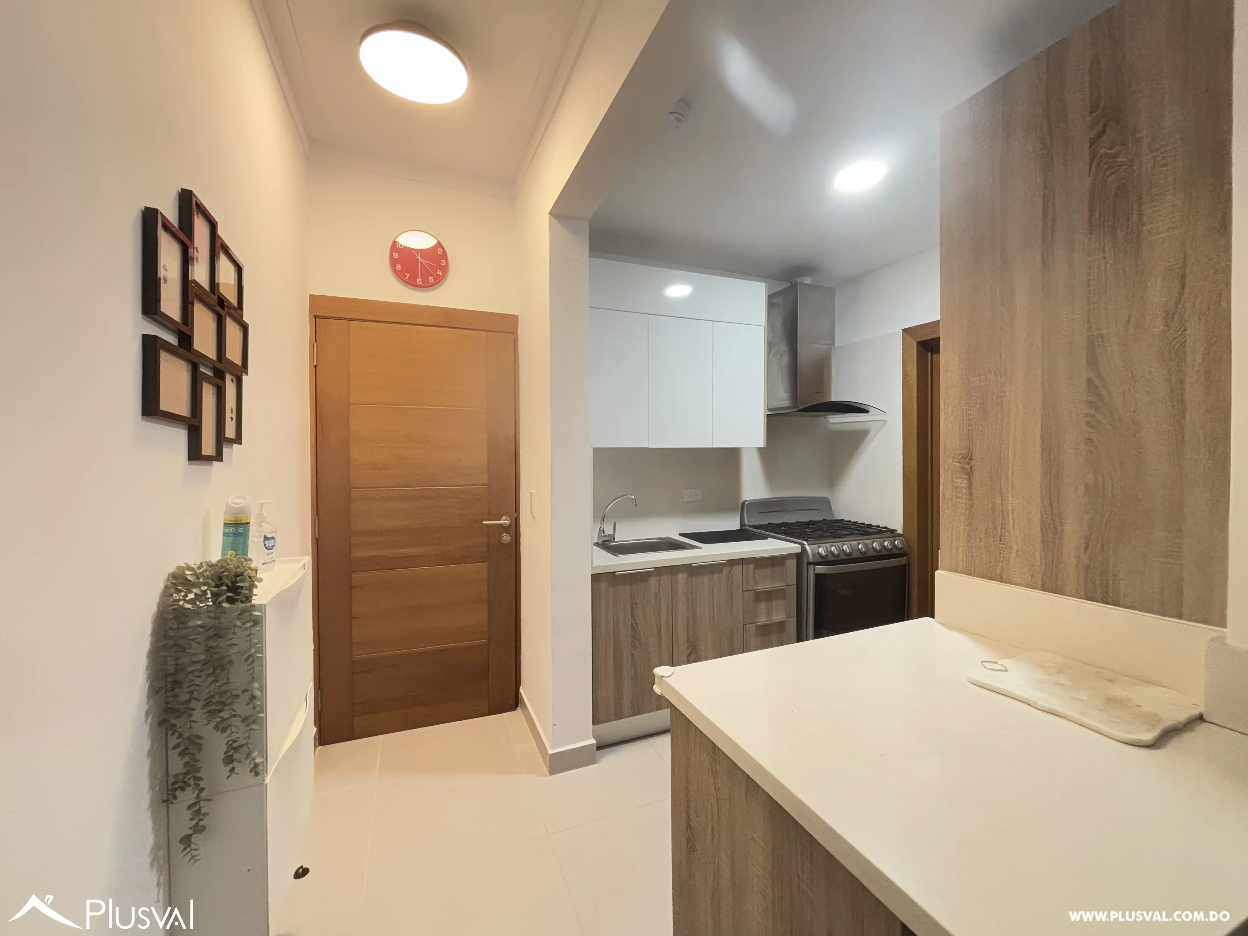 Apartamento amueblado de 1 habitación en Evaristo Morales 456015