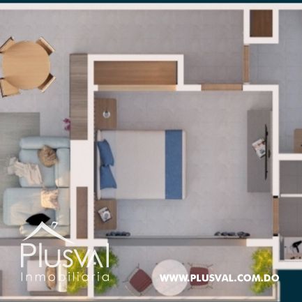 Moderno proyecto de apartamentos de 1 y 2 habitaciones en El Renacimiento 223492