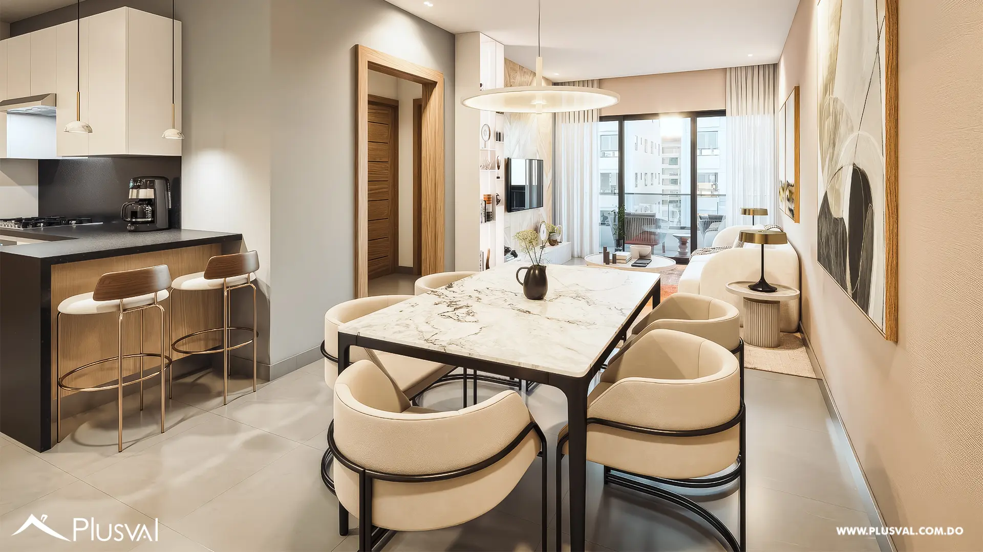 Proyecto de apartamentos en venta en Evaristo Morales 524467