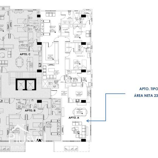 Apartamentos  en Venta, Cacicazgos 197141