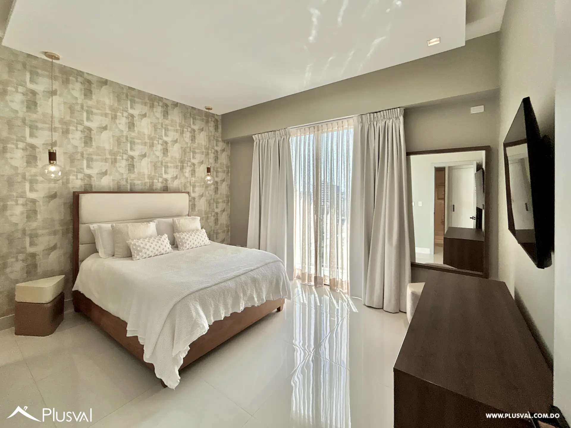Apartamento amueblado 1 hab+estudio en alquiler,  Piantini 460631