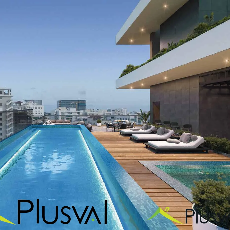 Apartamento en venta en Naco de 3 habitaciones + estudio 416951