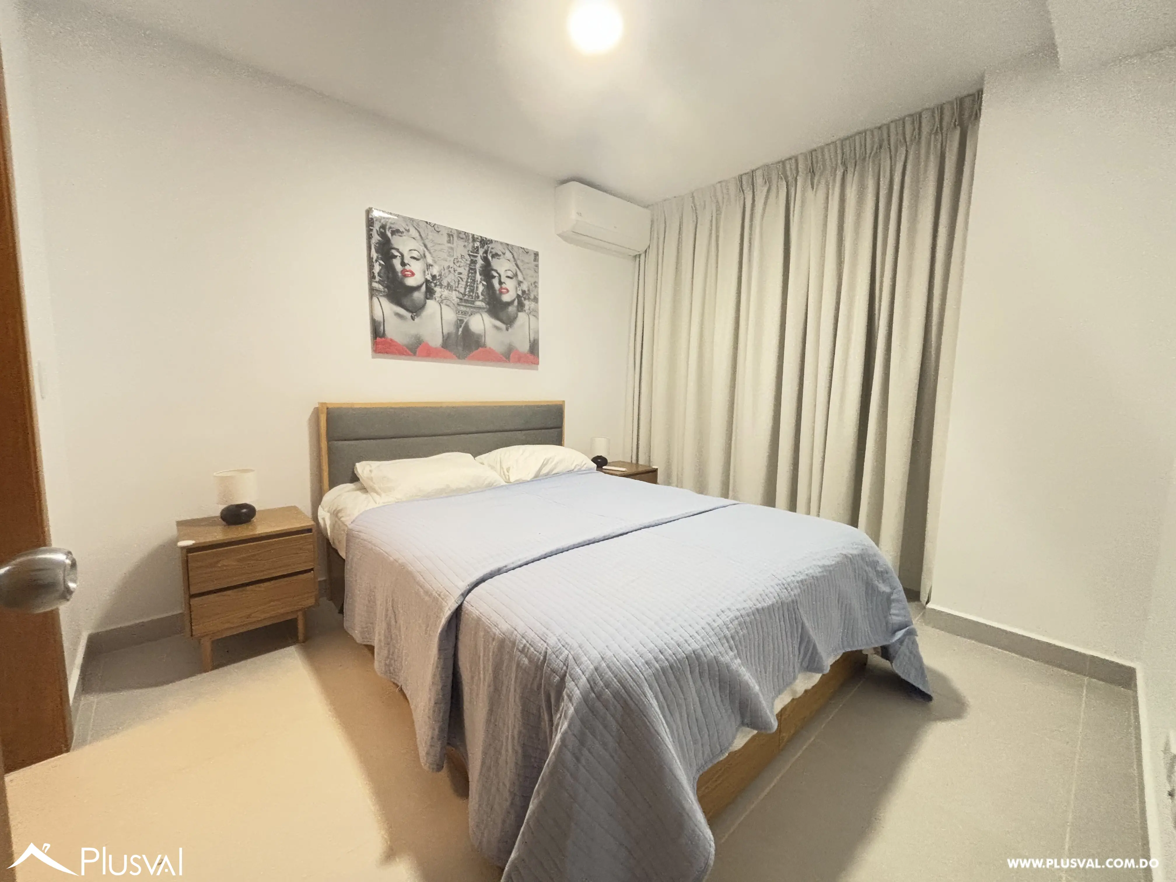 Apartamento amueblado de 1 habitación en Evaristo Morales 456019
