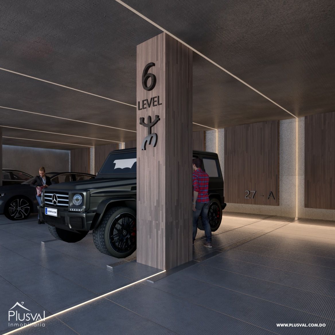 Espectacular apartamento de 3 habitaciones con balcón panorámico y 3 parqueos en Anacaona 360046