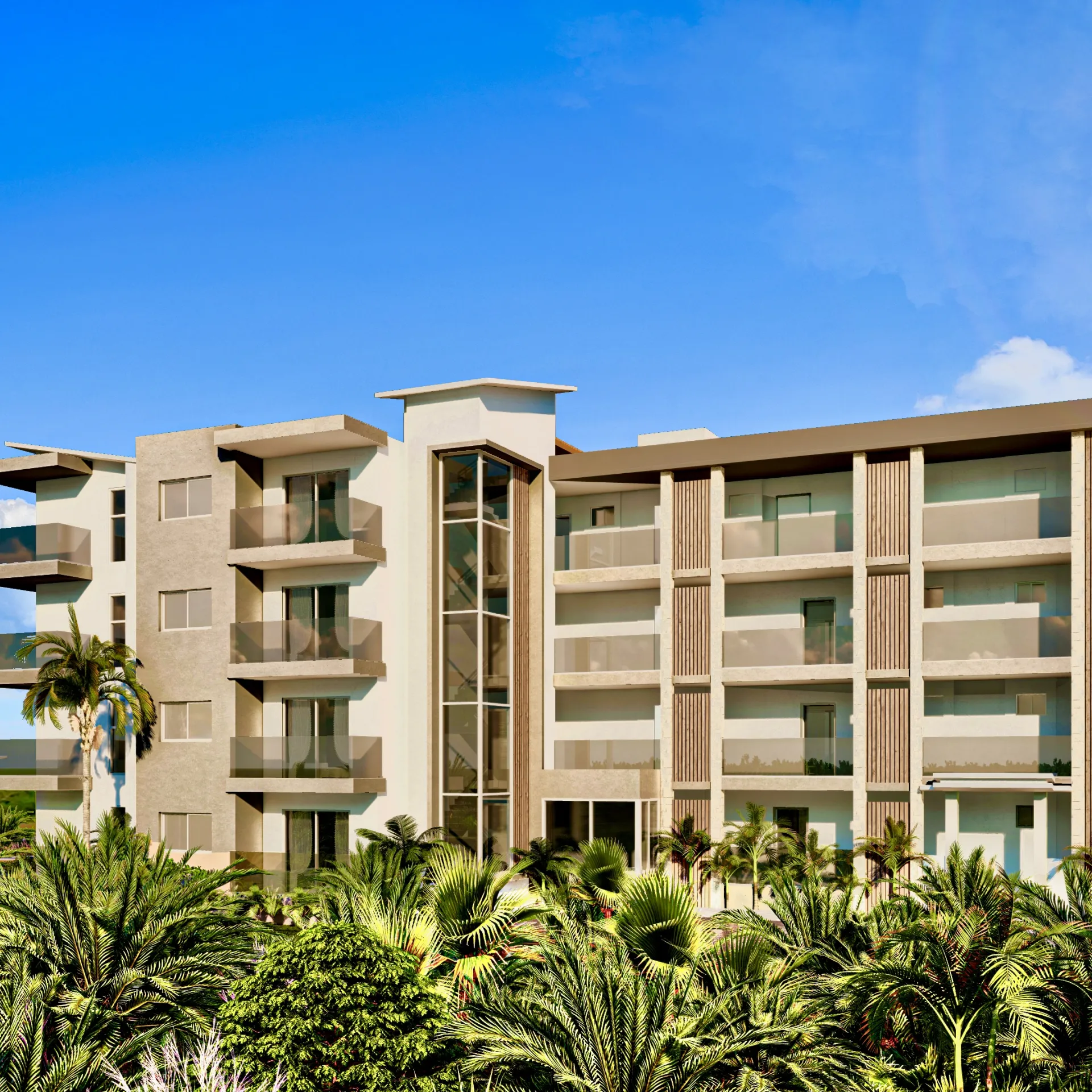 Apartamentos de 1 y 2 habitaciones con vista al campo de golf en La Romana 443527
