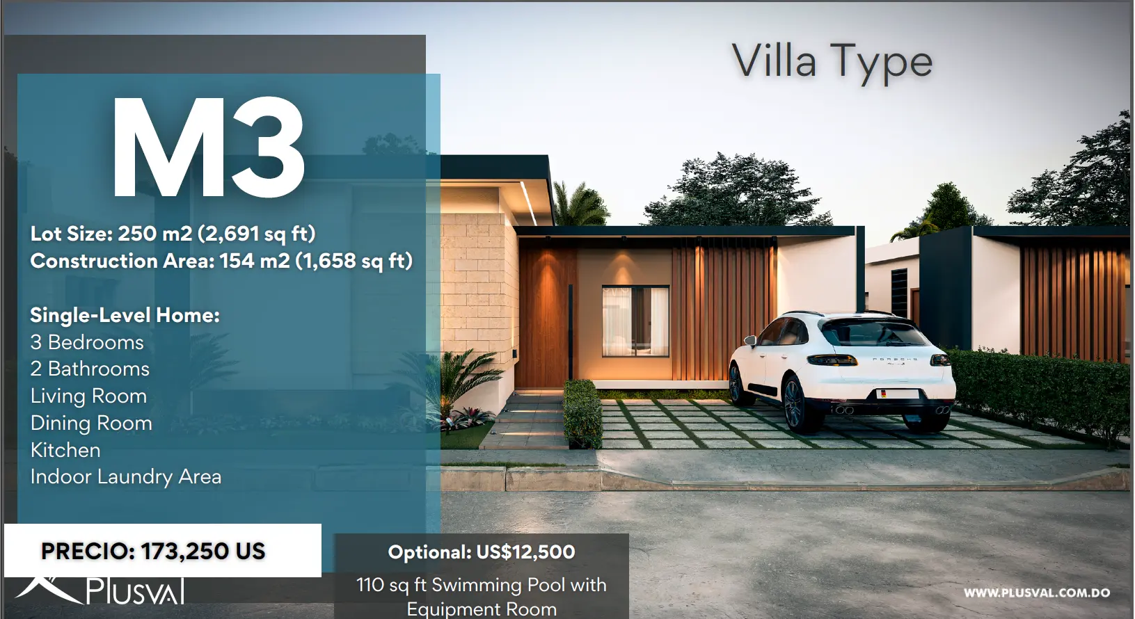 Confort y Elegancia | Casa de 1 Nivel de 3 Habitaciones. M3 Las Cayas at Vista Cana 508254