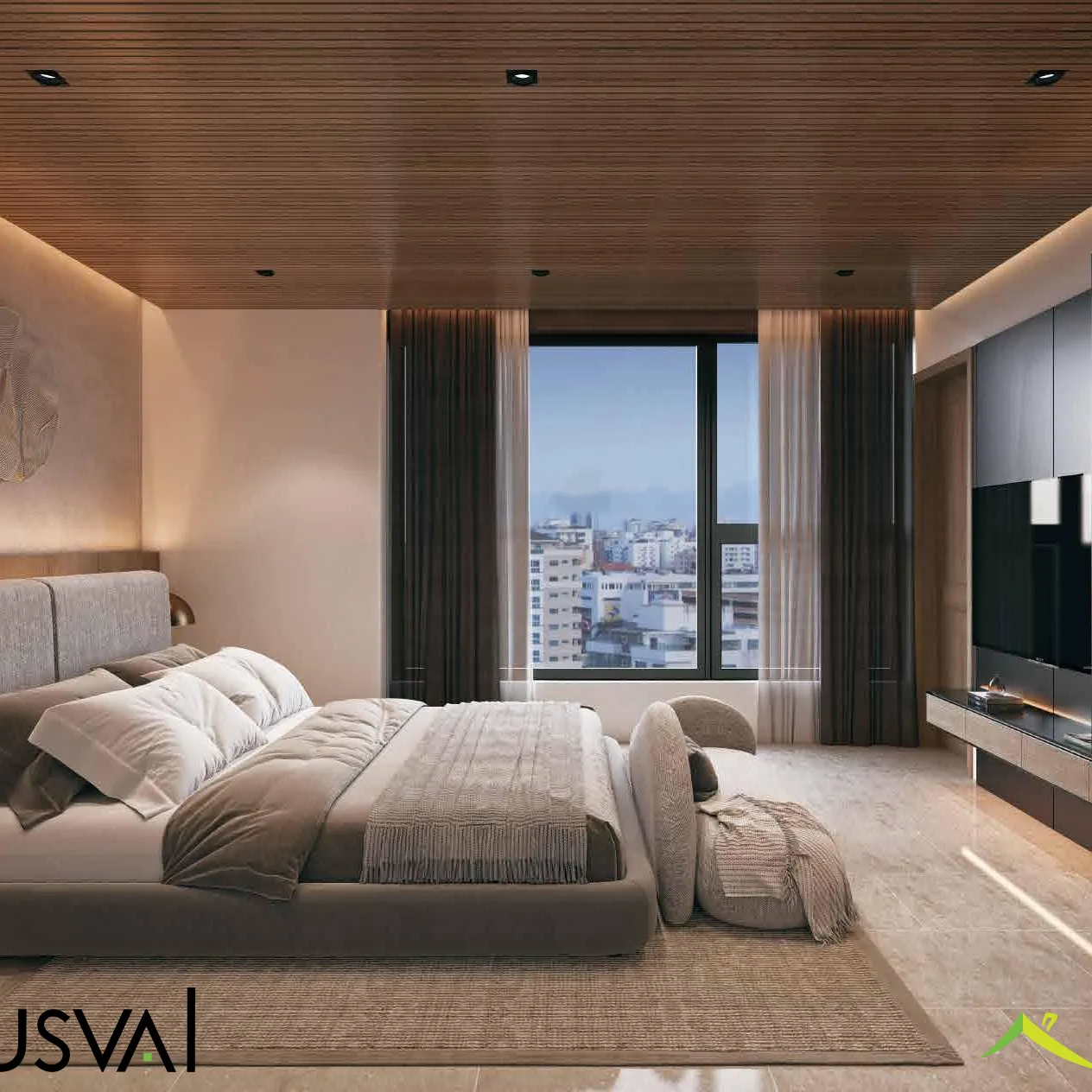 Apartamento en venta en Naco de 3 habitaciones + estudio 416949