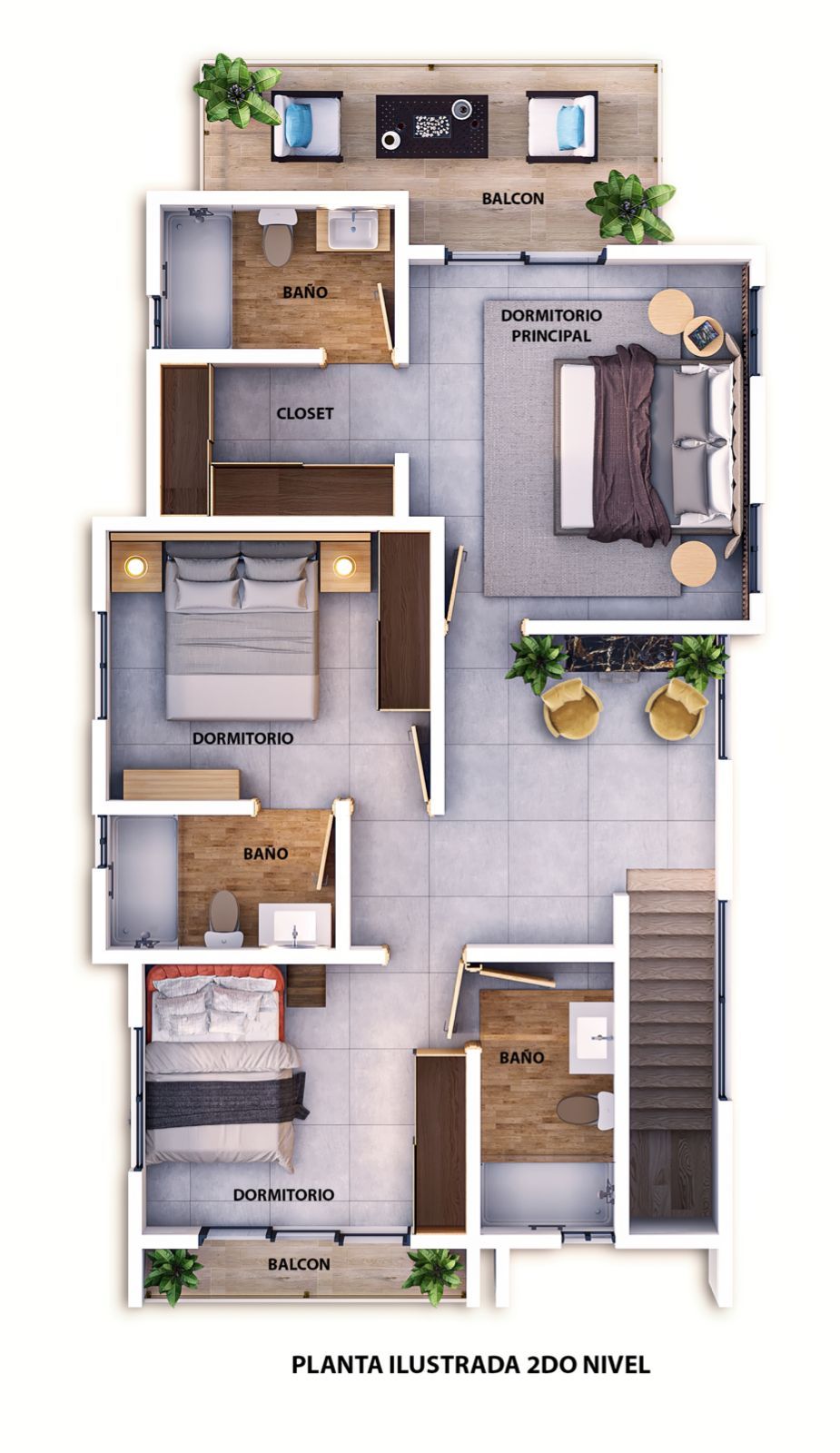 Casas de dos niveles en Punta Cana 216594