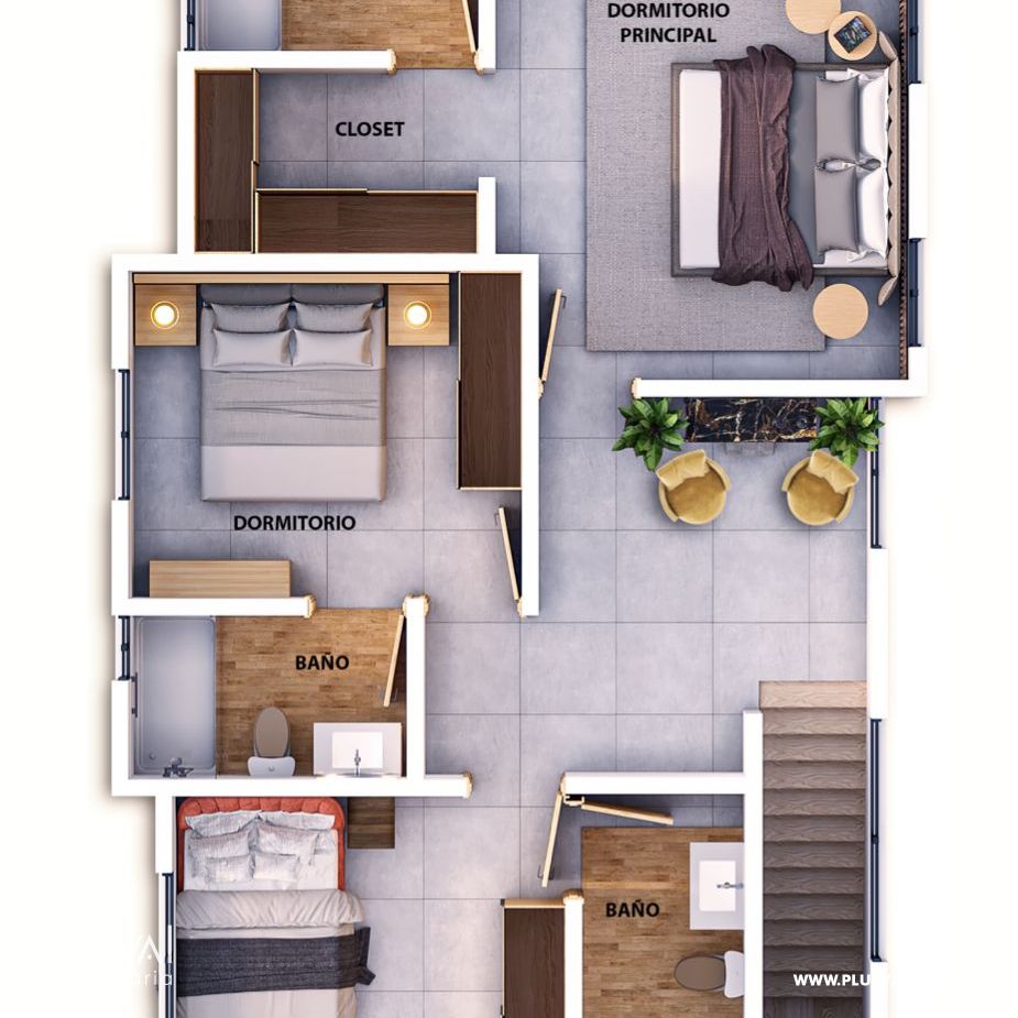 Casas de dos niveles en Punta Cana 216627