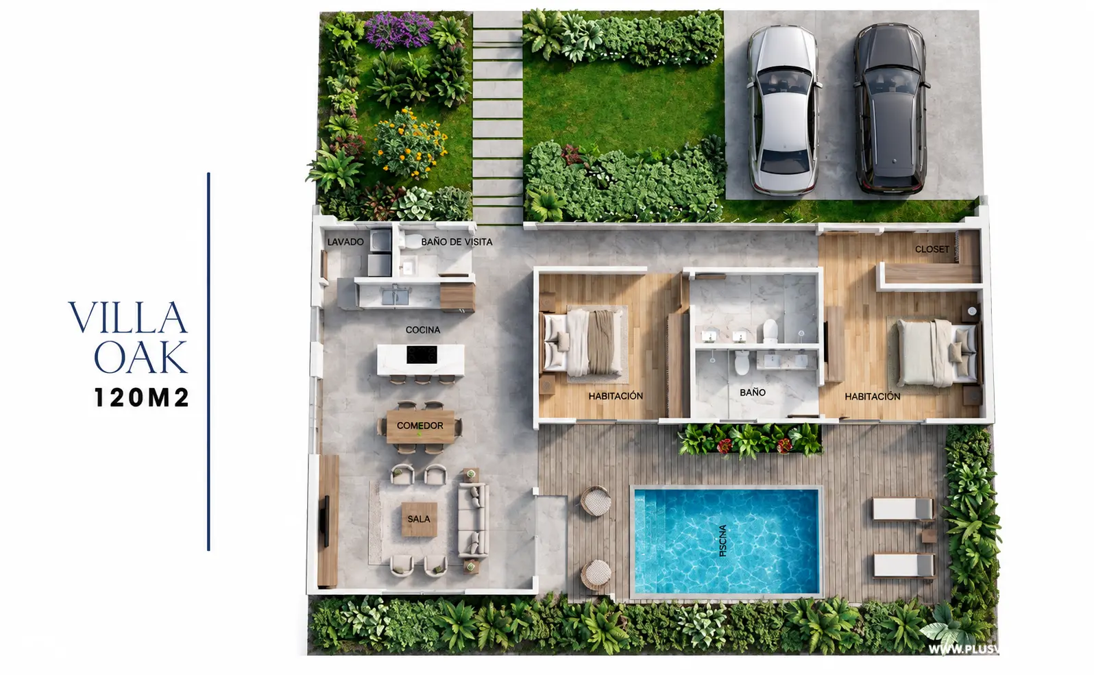 Villa Oak - Proyecto de Villas en  Sosúa | Diseña tu Residencia de Lujo 528176