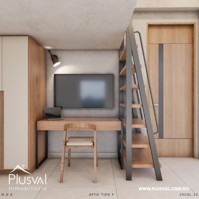 Proyecto en Naco (Estudio Amueblado - Tipo F) 389066