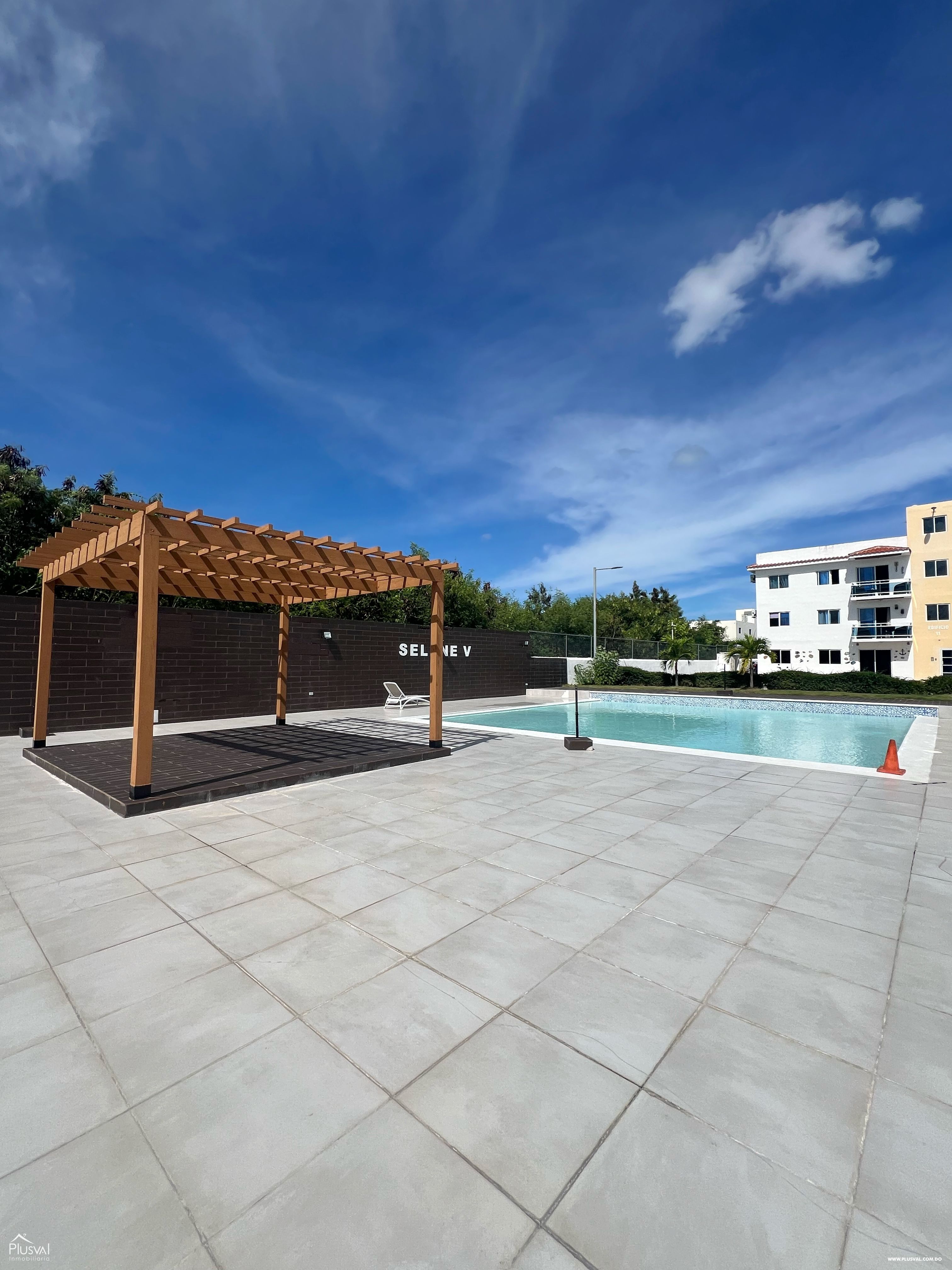 Apartamento amueblado de 2 habitaciones en alquiler en Bávaro 390835